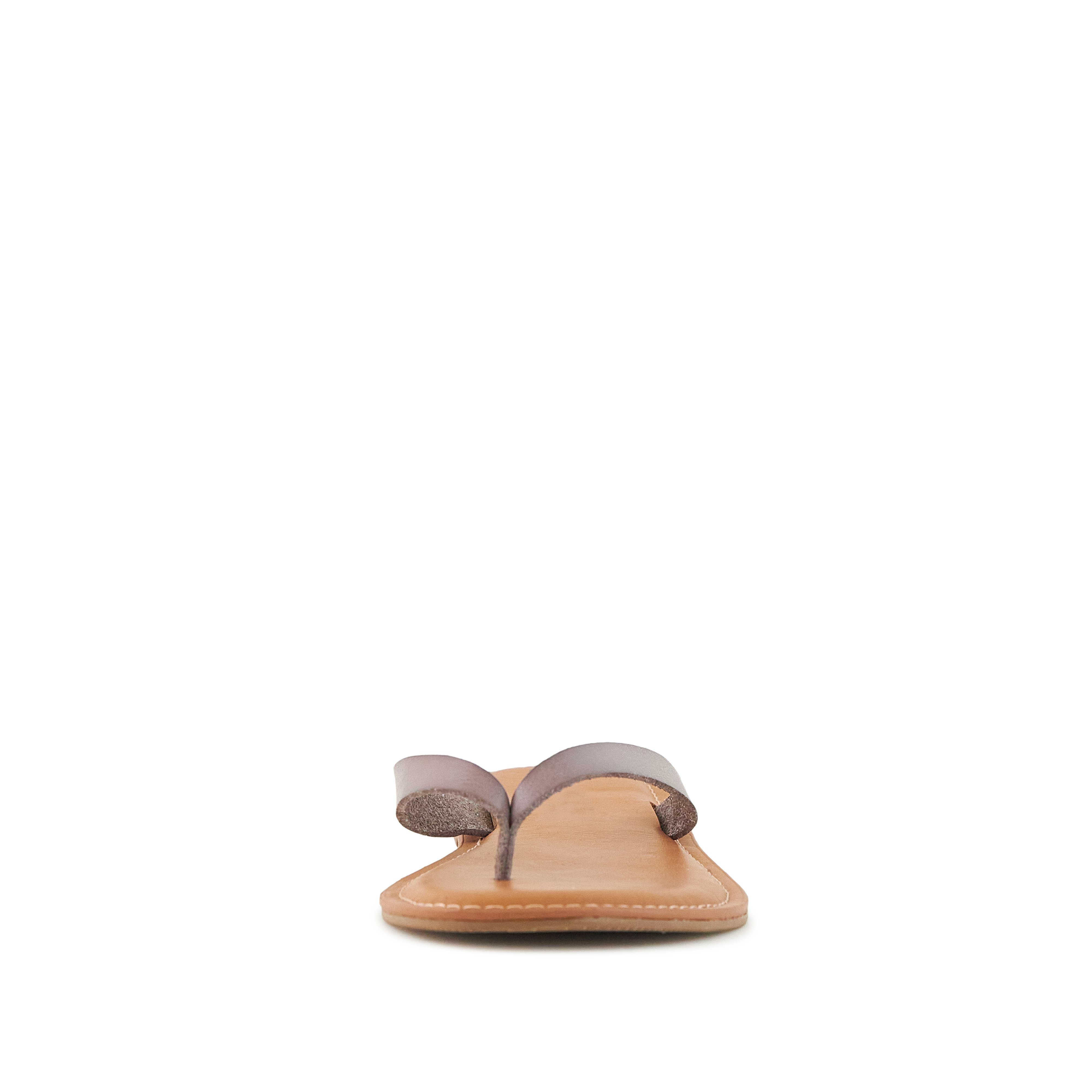 Stylish Women's Sandals Ibiza Grey featuring a classic thong toe design and slim straps.