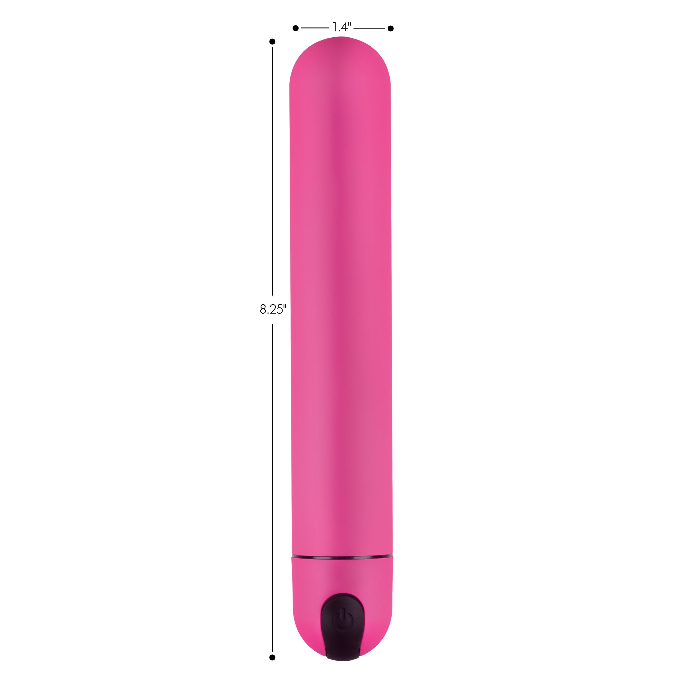 3 Speed XL Bullet Vibrator in Pink, showcasing its sleek design and smooth texture, perfect for intense pleasure.