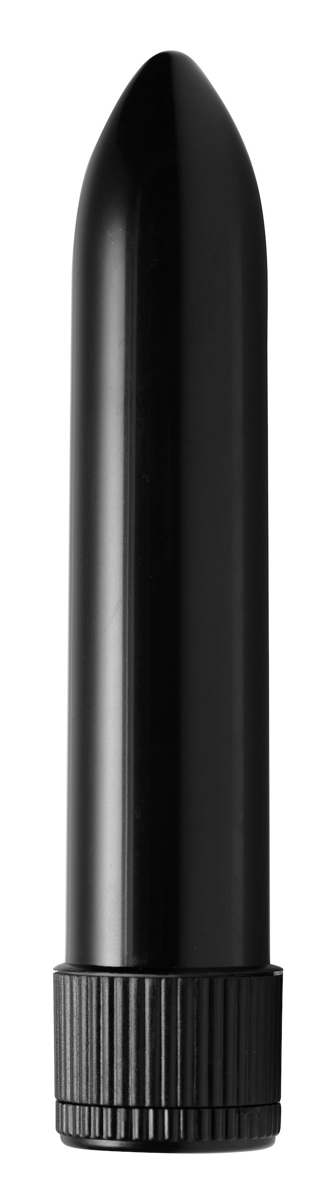 5 Inch Slim Vibe in Black, a sleek and stylish waterproof vibrator with a smooth surface, perfect for beginners.