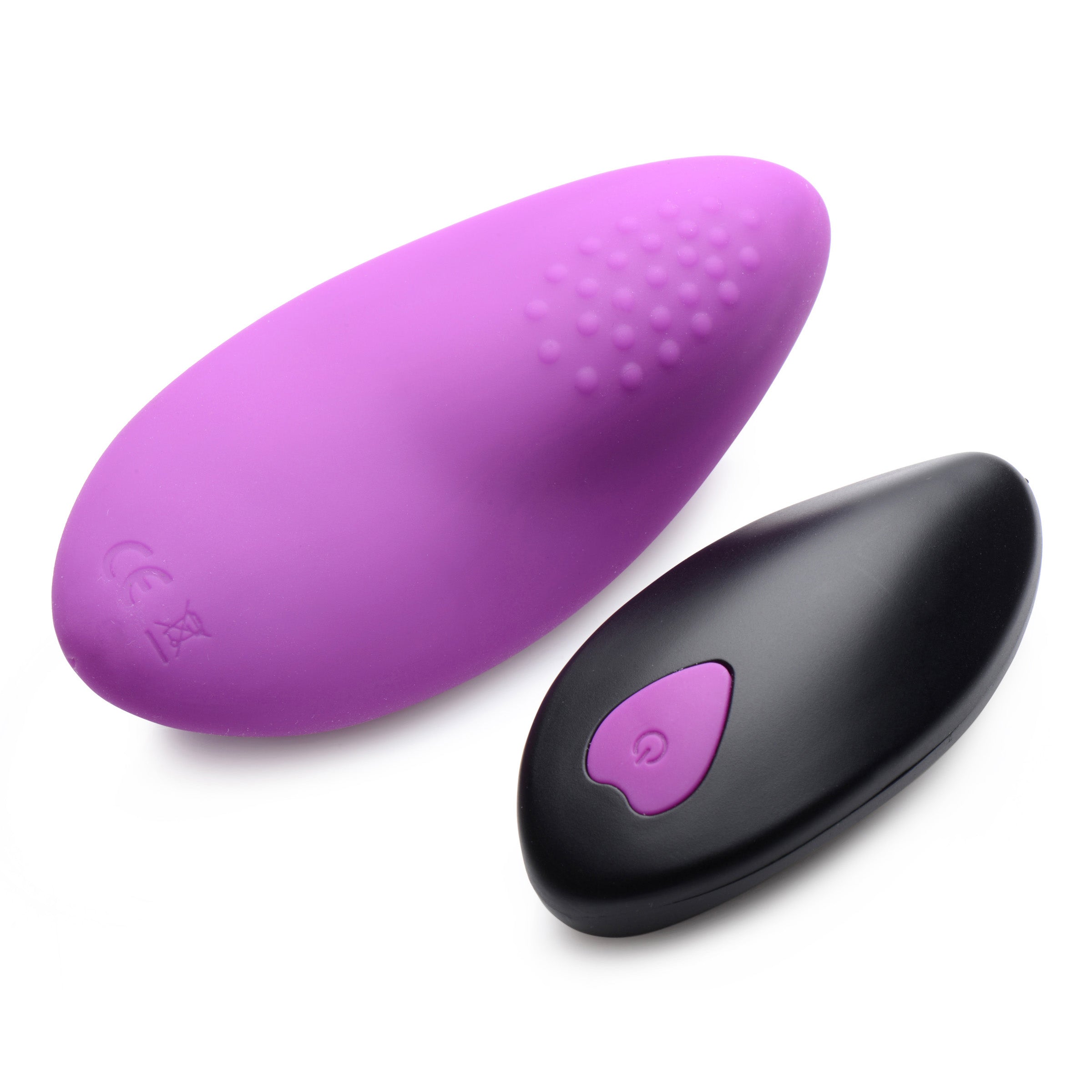 8X Remote Control Panty Vibe in purple, designed for discreet pleasure with textured nubs for clitoral stimulation.