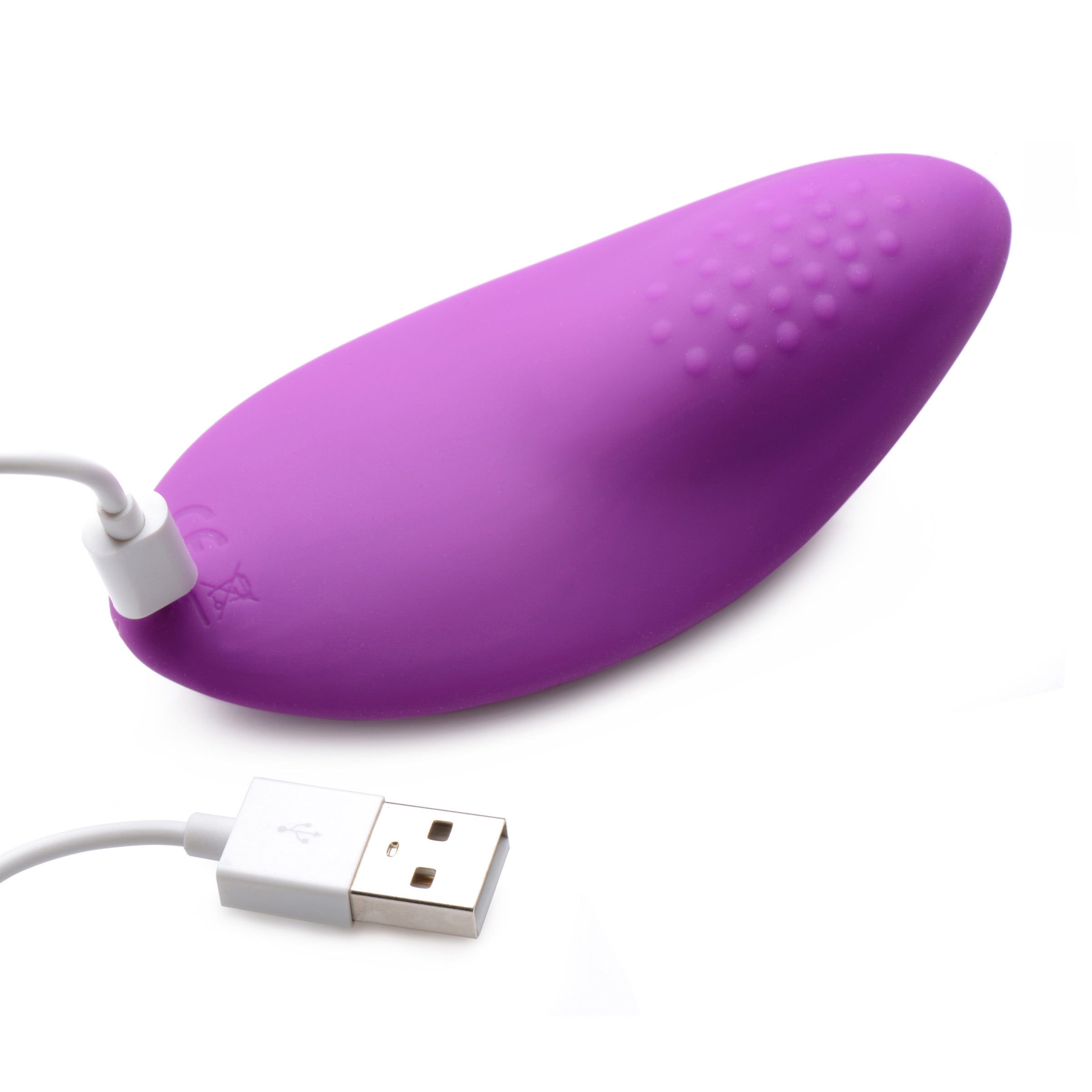 8X Remote Control Panty Vibe in purple, designed for discreet pleasure with textured nubs for clitoral stimulation.