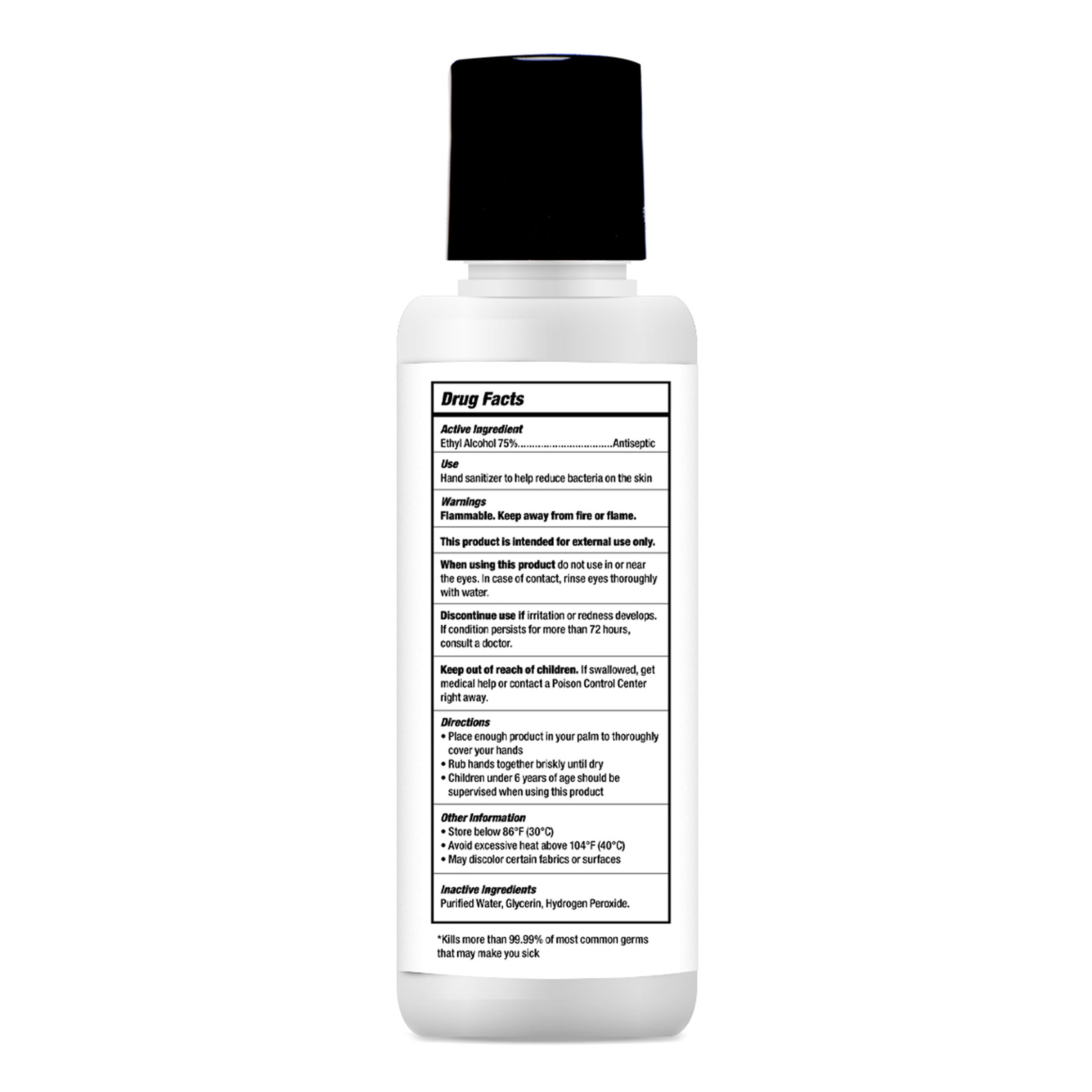 CleanStream Advanced Hand Sanitizer in a 4 oz bottle, perfect for travel and effective germ protection.