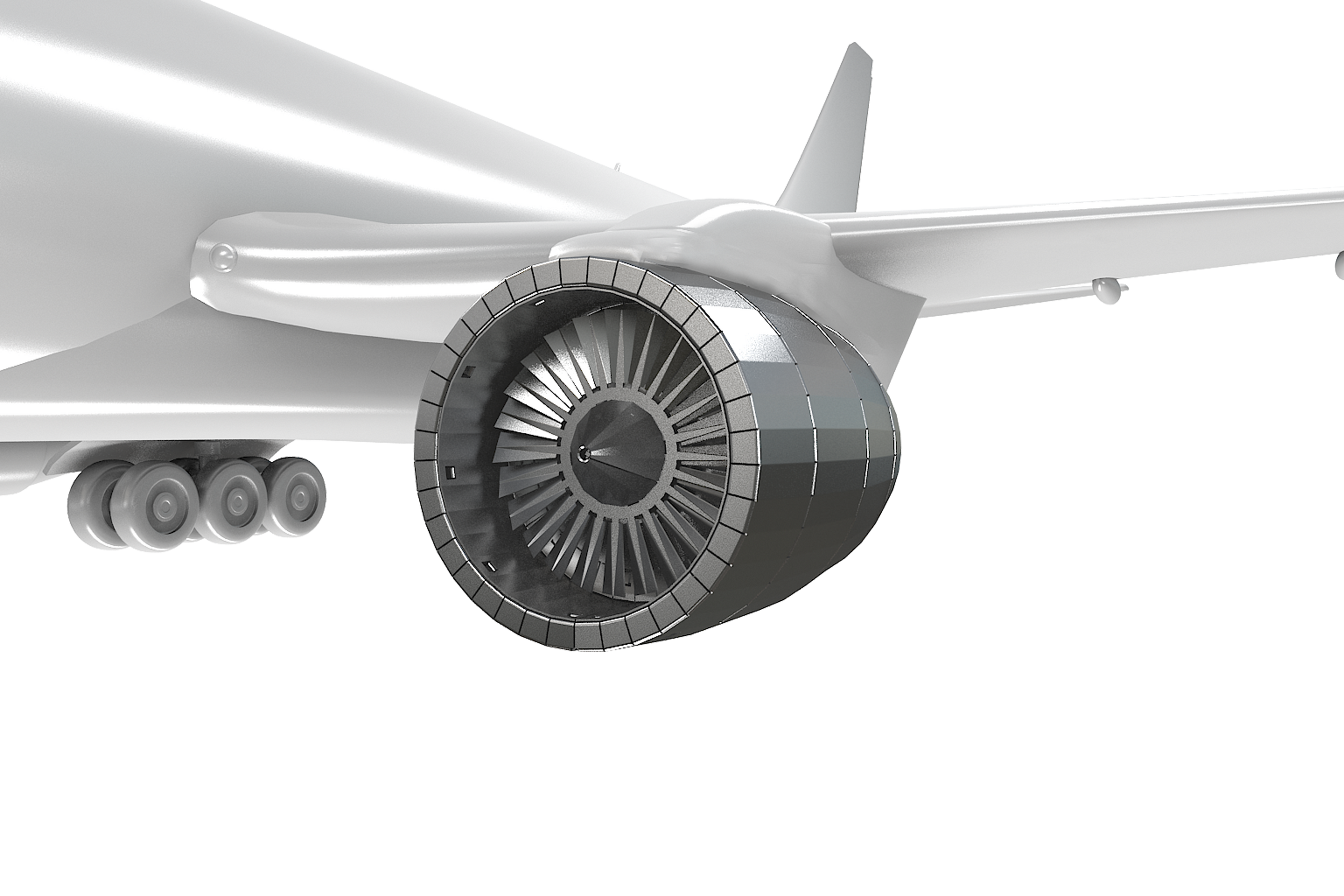 An AIR FORCE JET TURBINE showcasing advanced engineering design and components, illustrating the principles of jet propulsion.