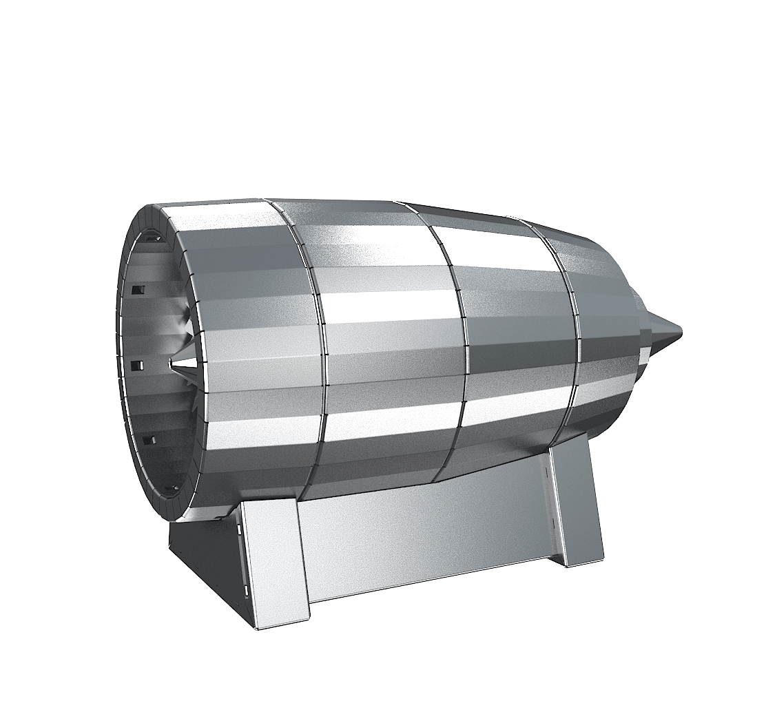 An AIR FORCE JET TURBINE showcasing advanced engineering design and components, illustrating the principles of jet propulsion.