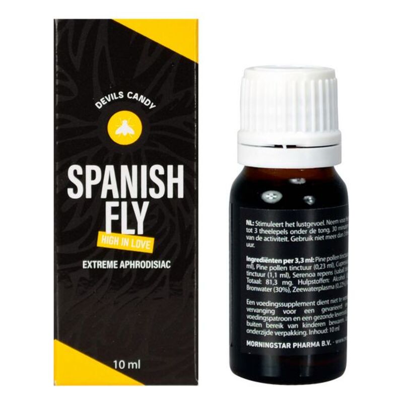 "Spanish Fly aphrodisiac bottle."