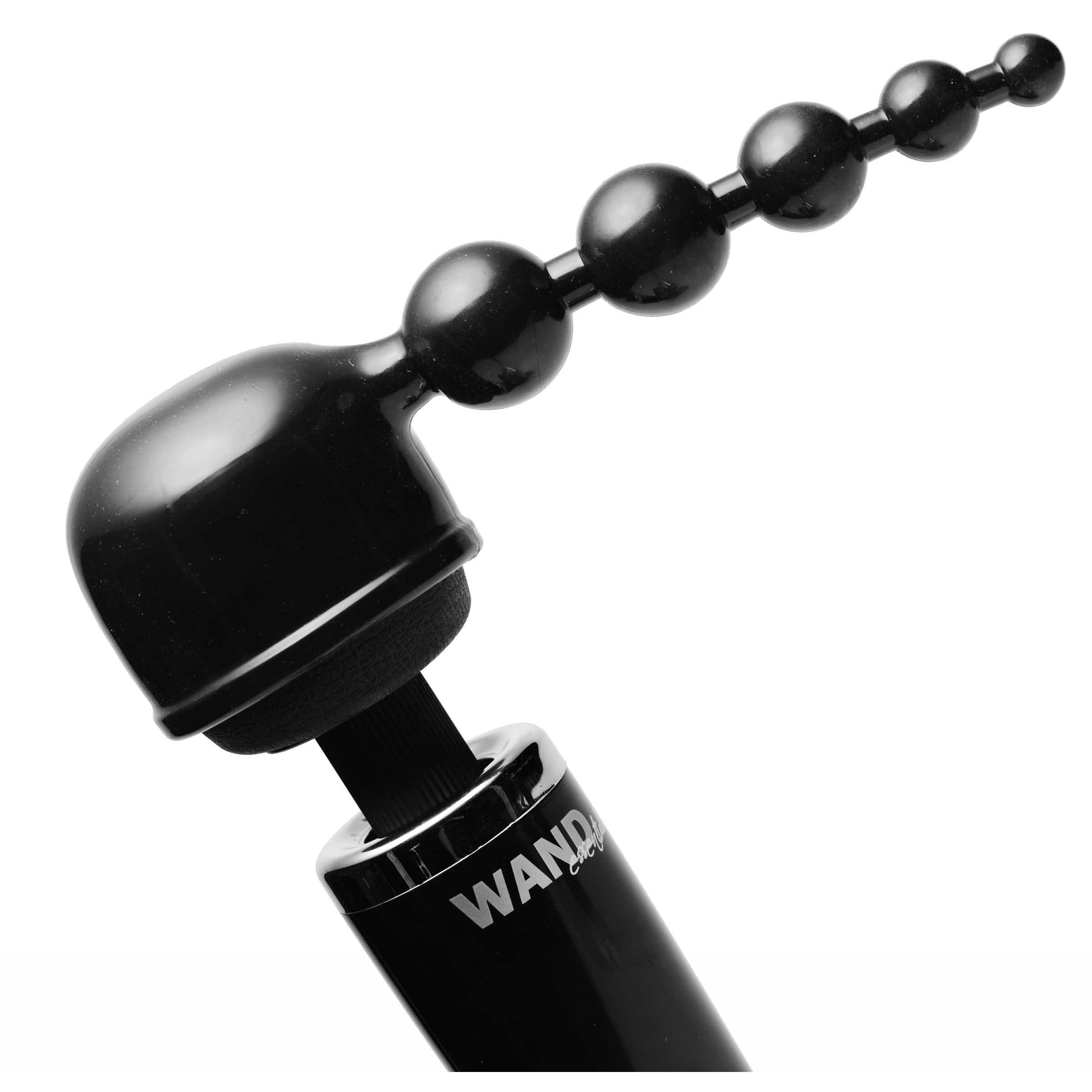 Bubbling Bliss Beaded Pleasure Wand Attachment featuring five pleasure beads for enhanced stimulation.