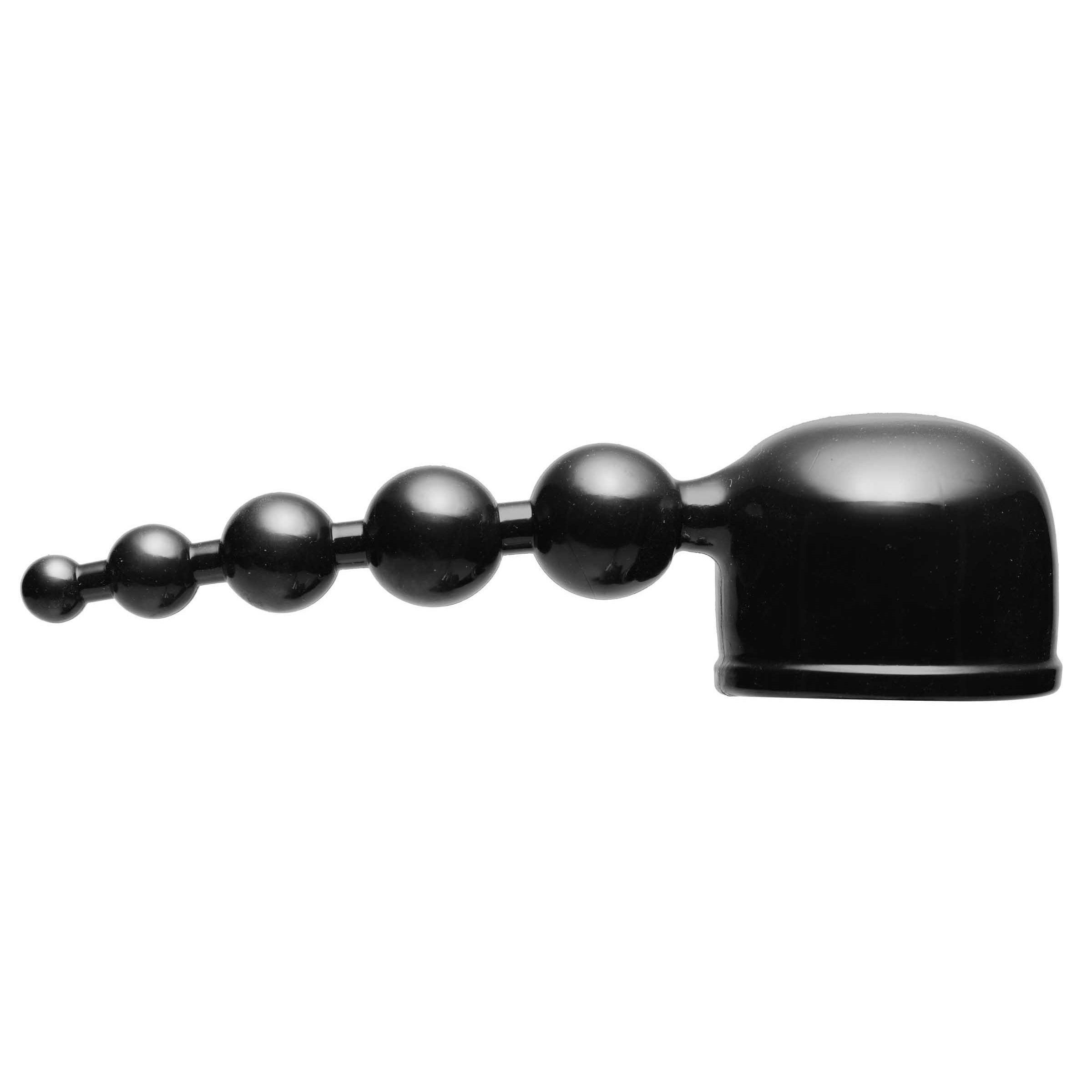 Bubbling Bliss Beaded Pleasure Wand Attachment featuring five pleasure beads for enhanced stimulation.