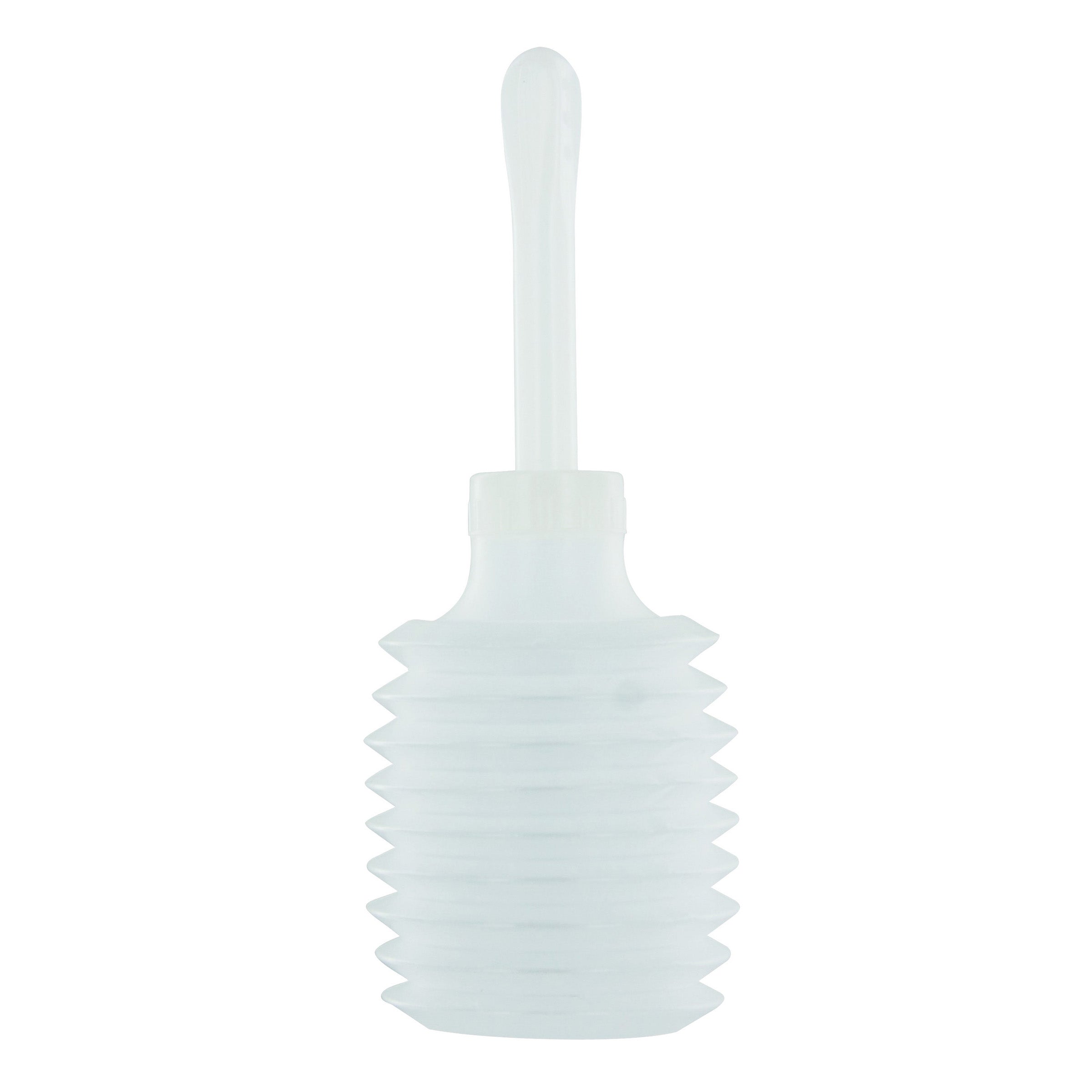 CleanStream Disposable Applicator with smooth tip and bulb for easy enemas and douches.