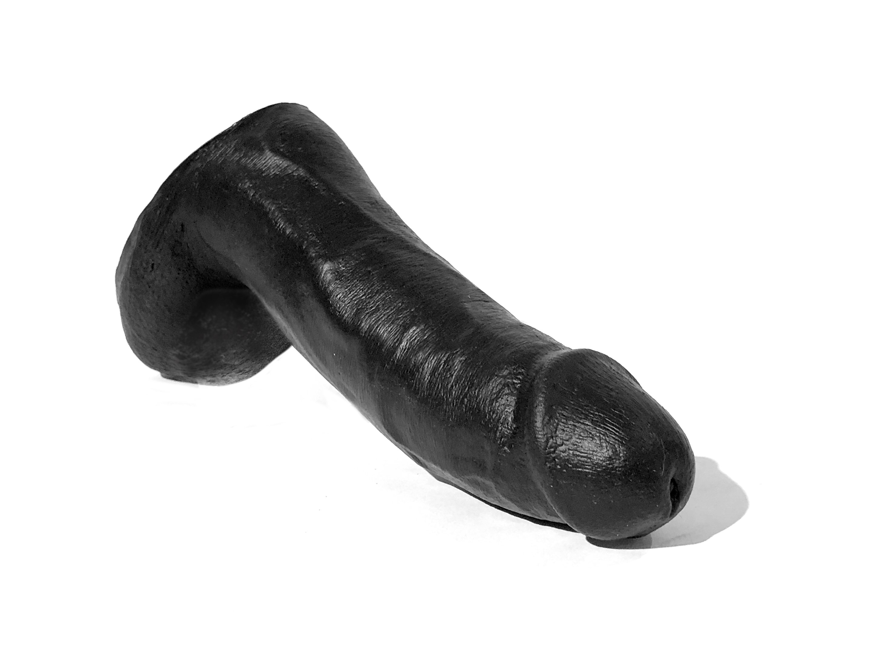 Cock 8 inch adult toy moulded from Adam Killian, featuring soft touch silicone and interchangeable bases for versatile pleasure.