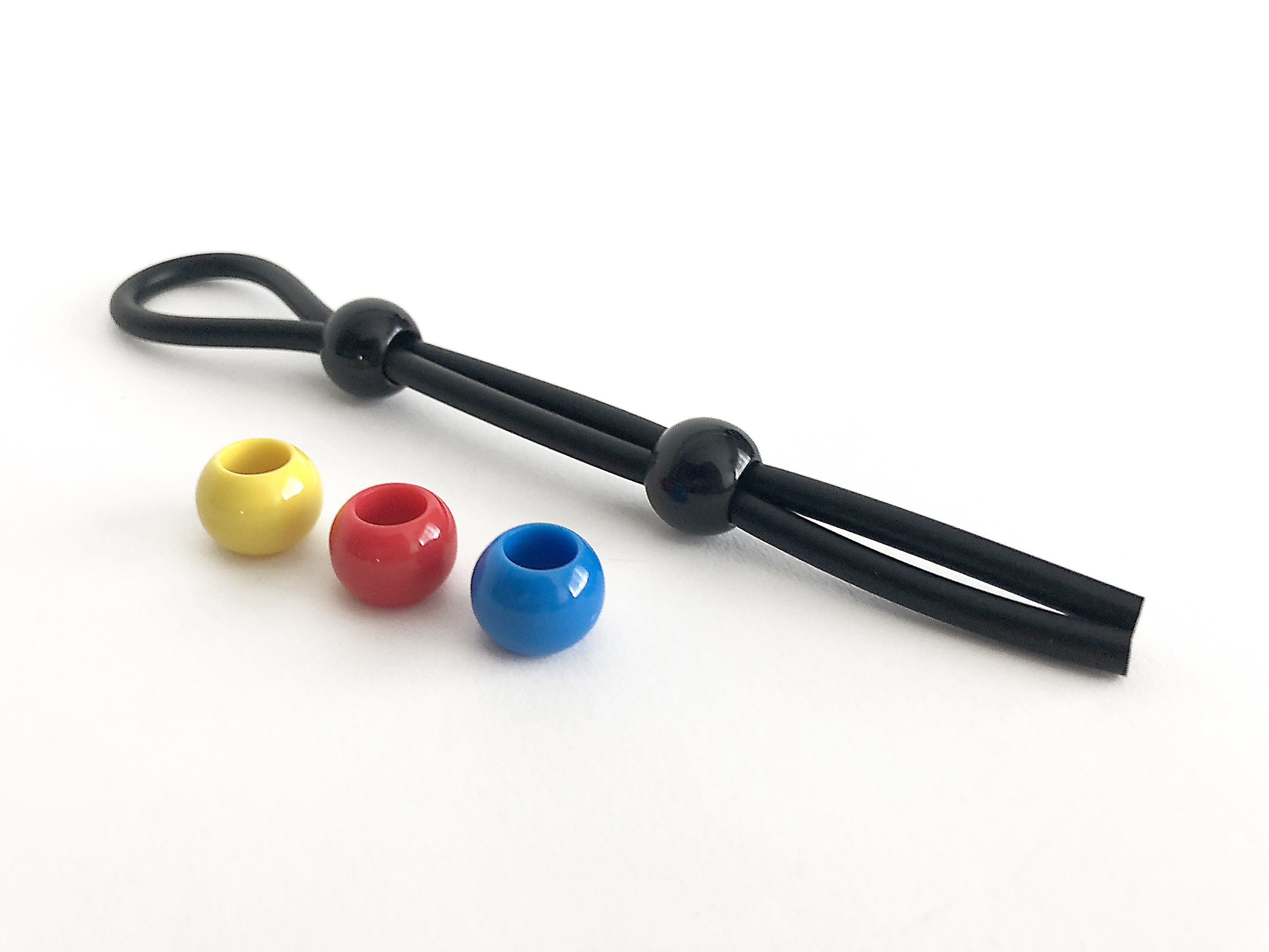 Boneyard Cock Leash Double made of medical-grade silicone, featuring adjustable double latch system and color-coded ABS latches for customization.