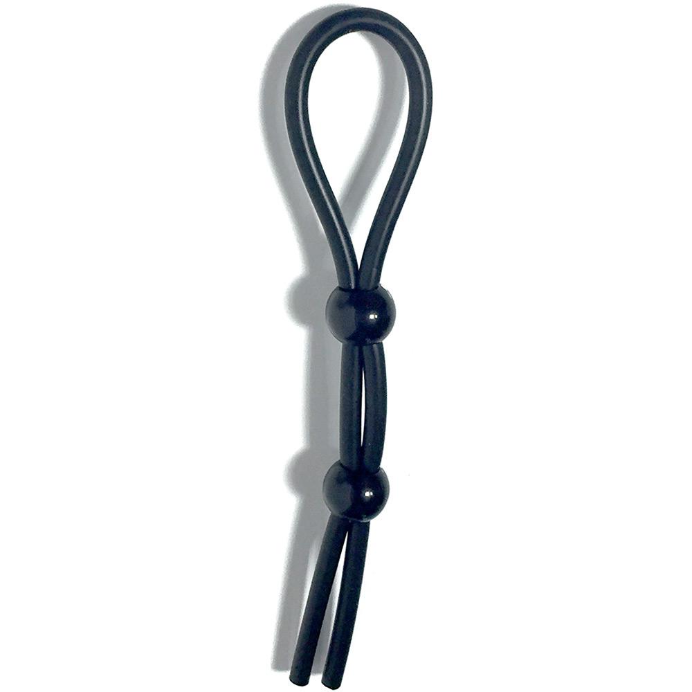 Boneyard Cock Leash Double made of medical-grade silicone, featuring adjustable double latch system and color-coded ABS latches for customization.