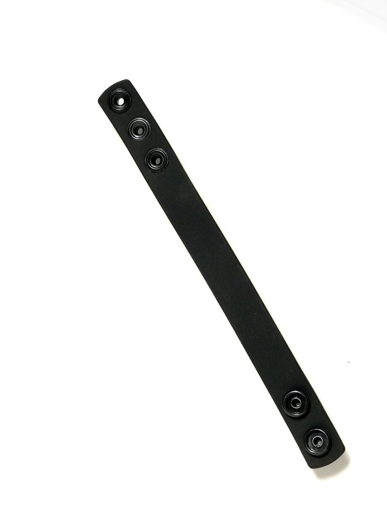 Cock Strap Black made from soft touch silicone, featuring adjustable snap sizing slots for comfort and durability, ideal for enhancing bulge.