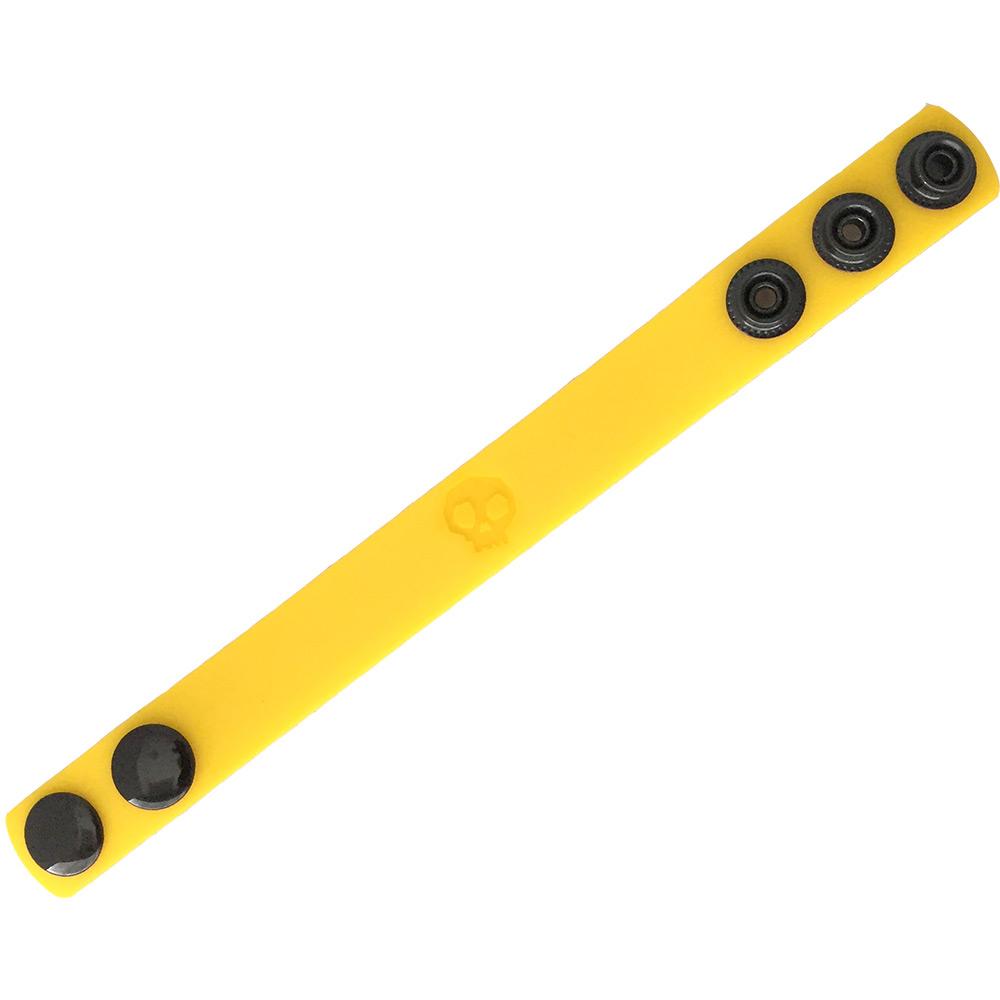 Cock Strap Yellow made of soft touch silicone with adjustable snap rings for comfort and durability, designed for enhancing performance.