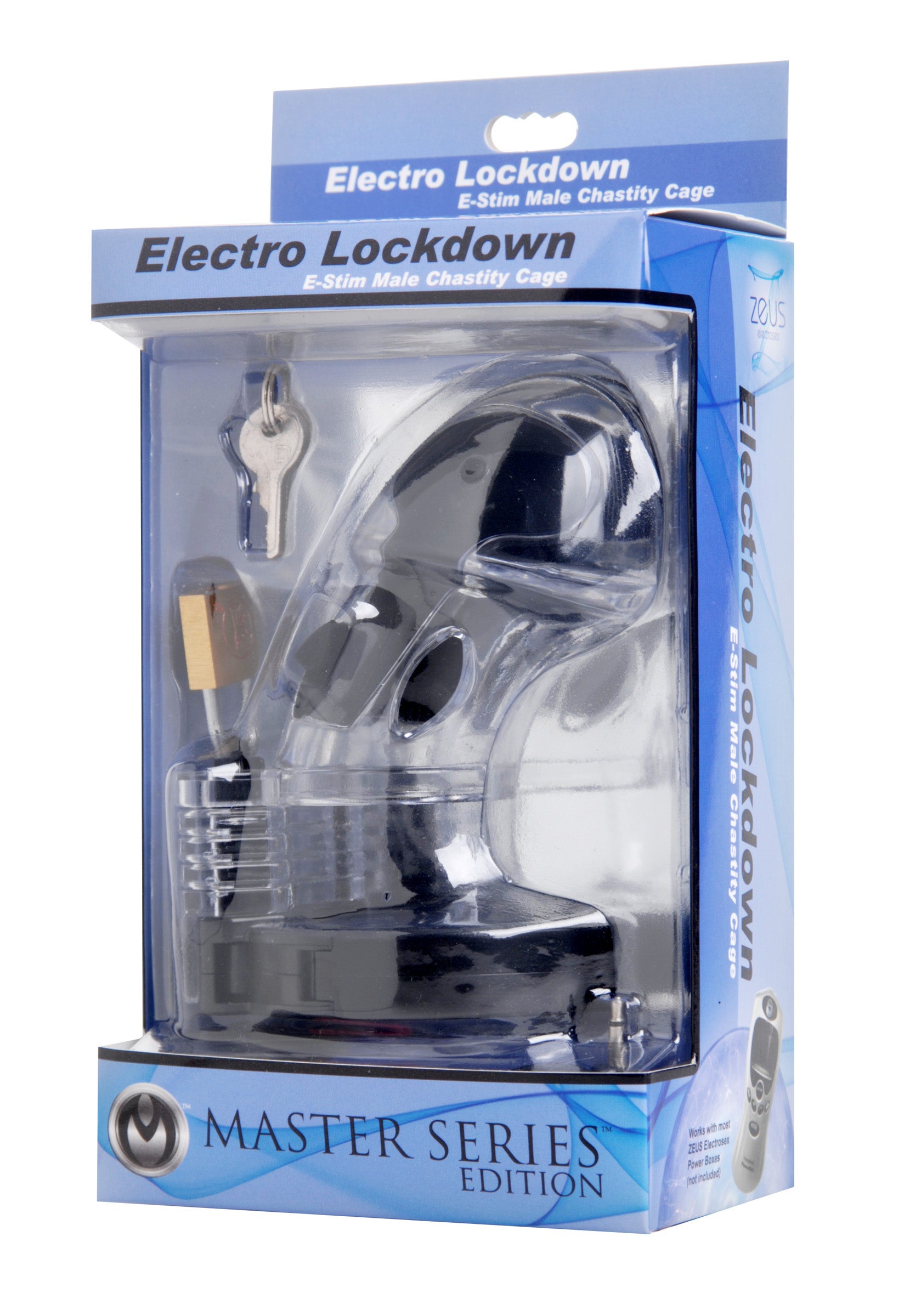 Electro Lockdown Chastity Cage Box.