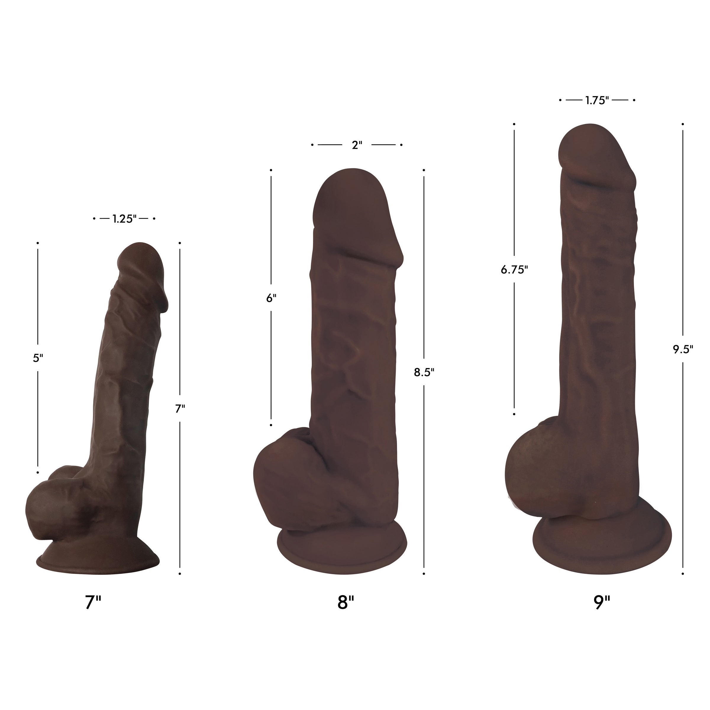 Fleshstixxx 8 Inch Silicone Dildo with Balls in Dark, showcasing its realistic design and strong suction base.