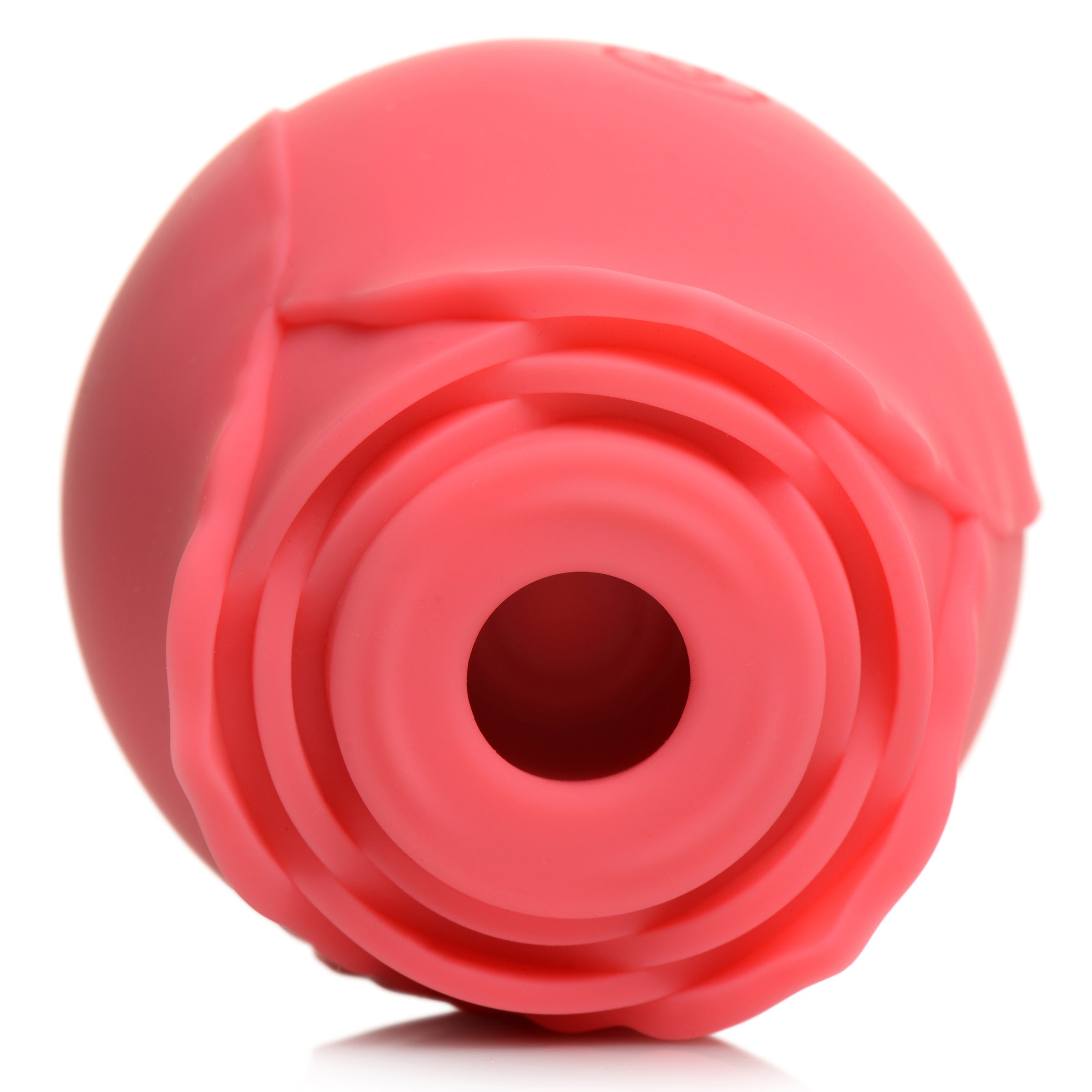 Gossip Rose Crave 10X Silicone Clit Stimulator in coral color, shaped like a rose, designed for clitoral suction with a sleek and ergonomic design.