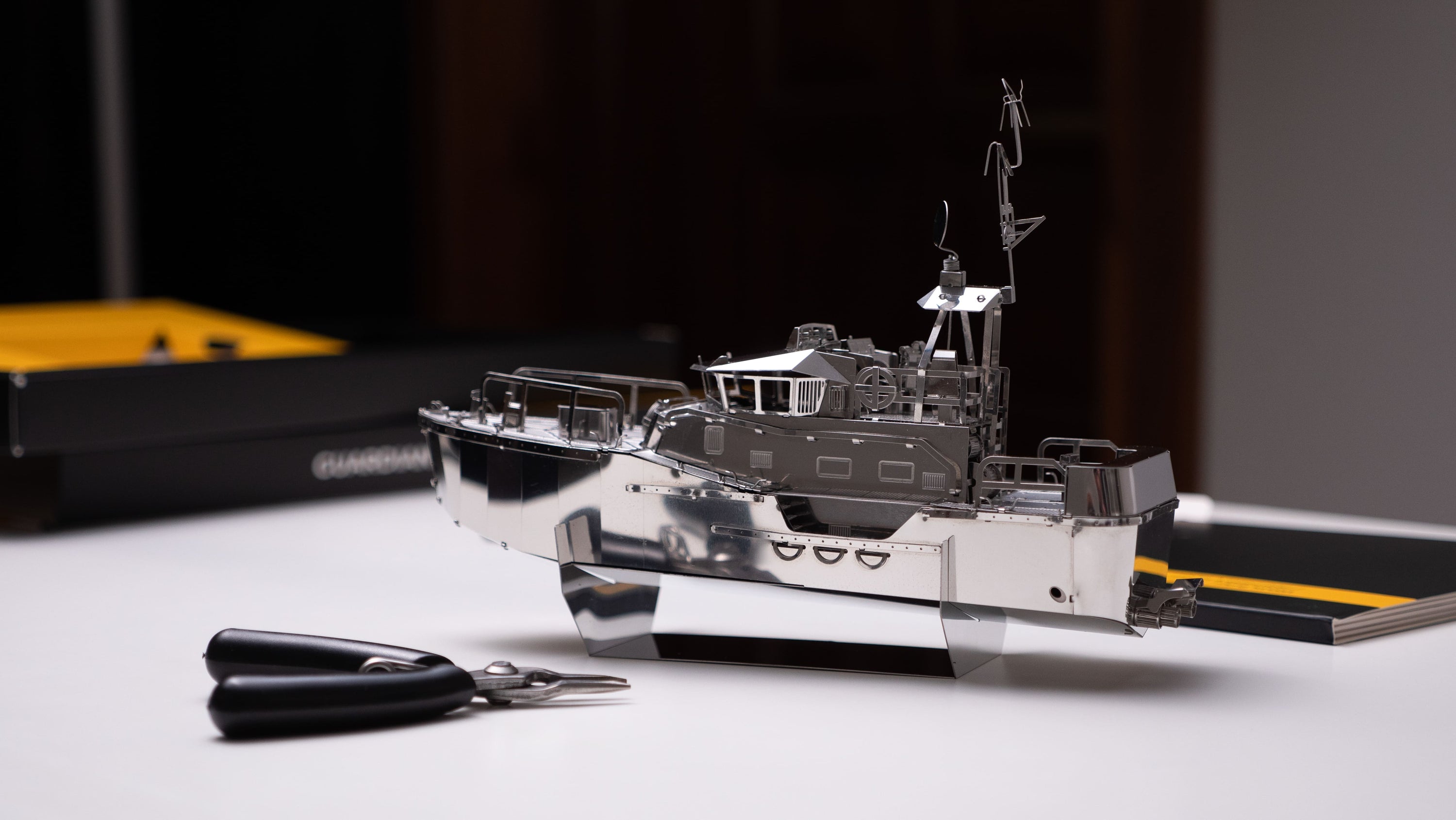 GUARDIAN OF THE COASTS BOAT, a robust maritime security vessel designed for search and rescue, law enforcement, and border control operations.