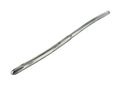 Hegar Sound urethral dilator with chrome plated brass finish, featuring two ends of different diameters for urethral play.