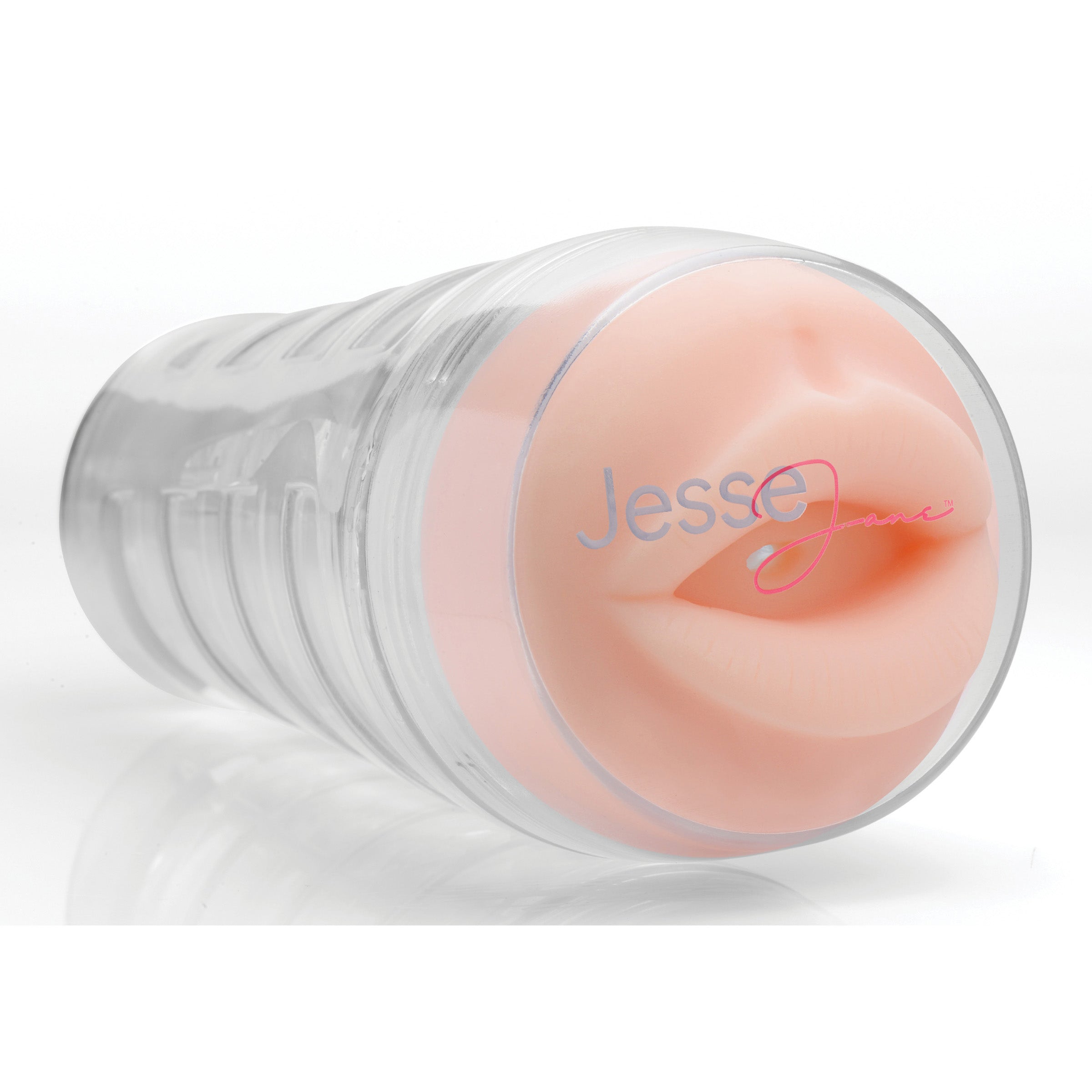 Jesse Jane Deluxe Mouth Stroker showcasing realistic design and textures for enhanced pleasure.