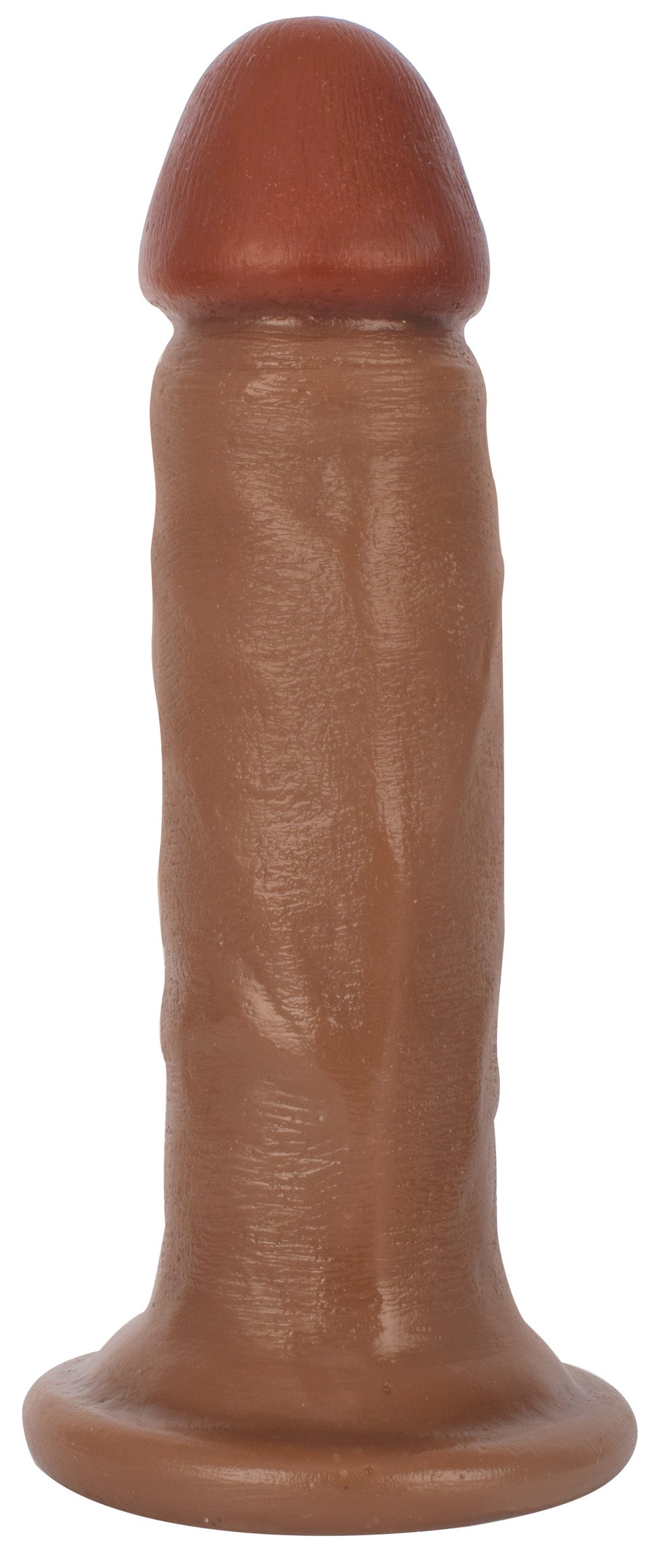 Jock 6 Inch Dildo featuring a smooth shaft, realistic details, and a strong suction cup base for hands-free use.