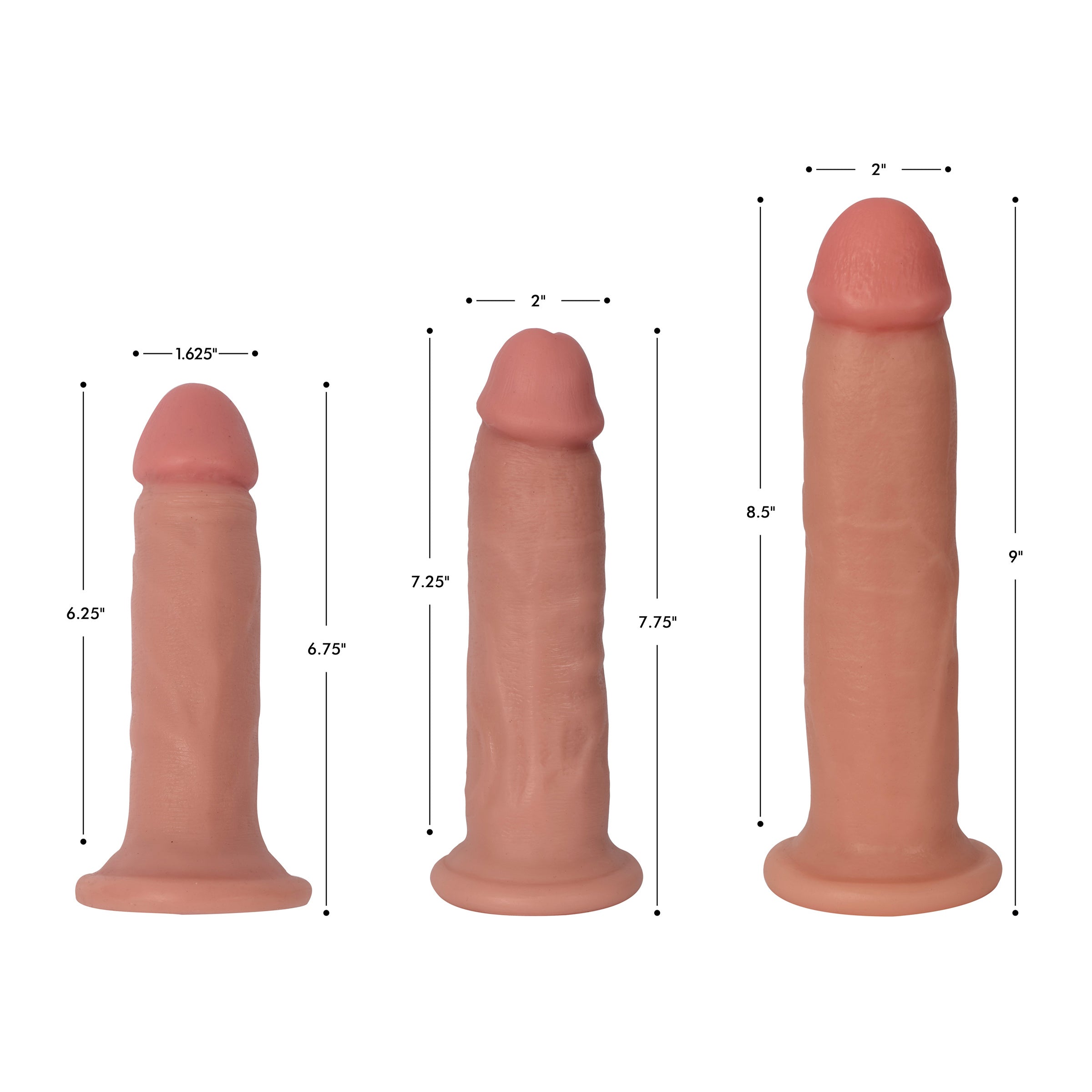 Jock Bareskin Dildo - 8 Inch, ultra-lifelike design with defined head and strong suction cup base, made from phthalate-free PVC.