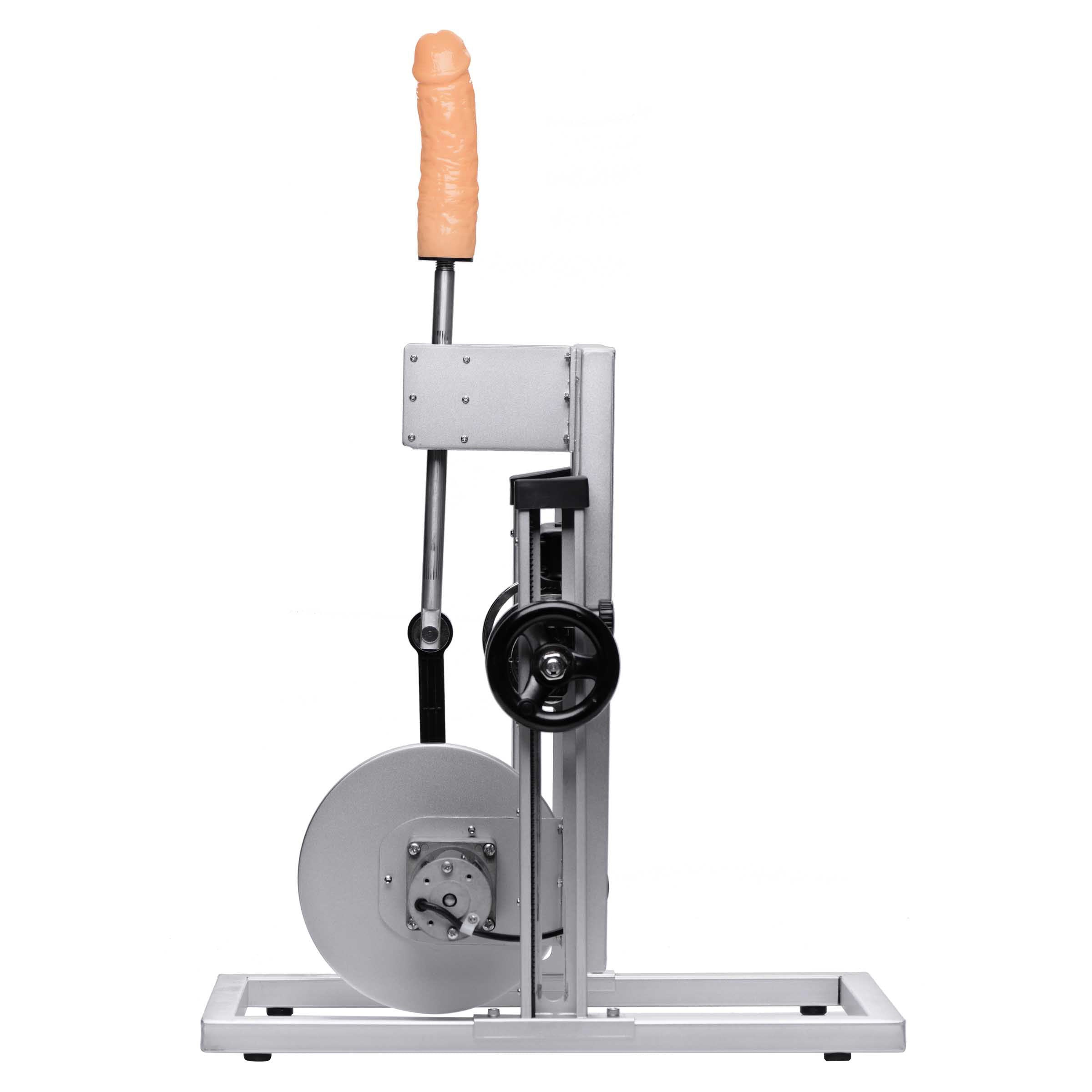 The Maestro Multi-Faceted Sex Machine with adjustable speed and versatile attachments for enhanced pleasure.