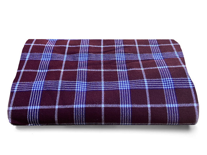 A vibrant Maasai Shuka blanket featuring traditional patterns, made from 100% acrylic, measuring approximately 150cm x 200cm, perfect for various uses.