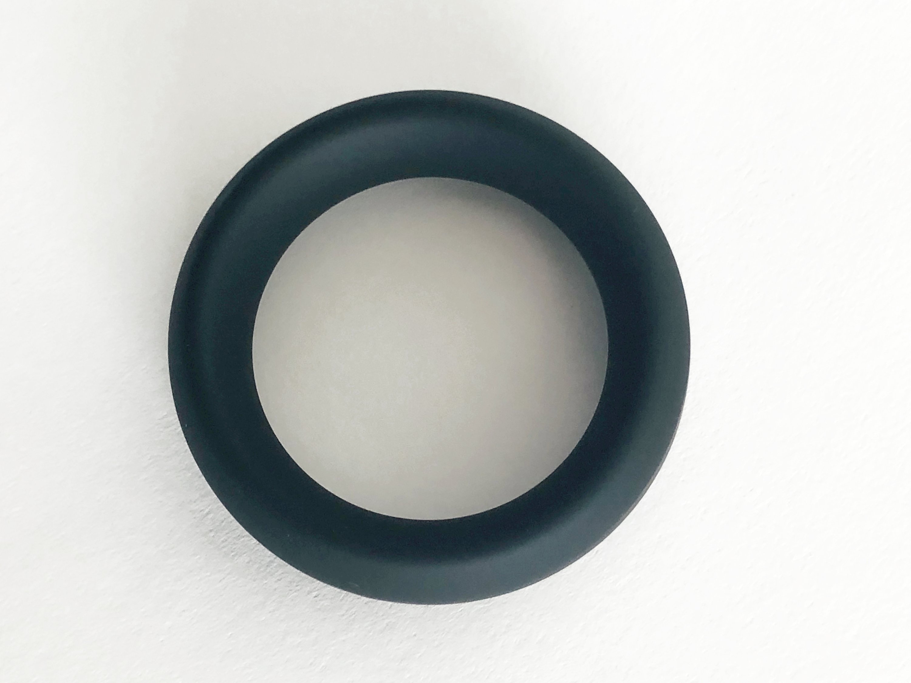 Meat Rack Black cock ring made of stretchy silicone, showcasing its thick girth and no-roll design for enhanced comfort and powerful erections.