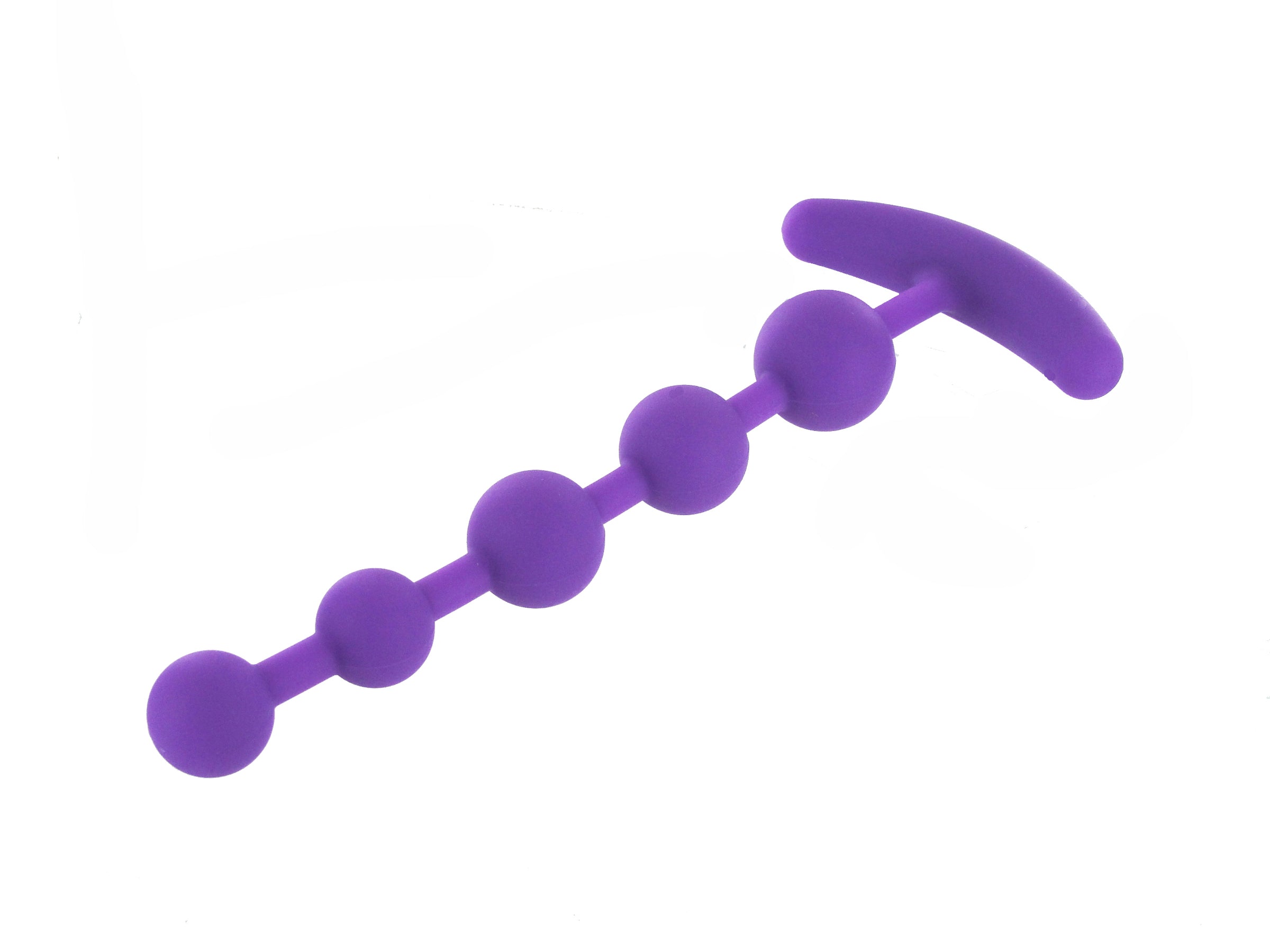 Ondula Derriere Silicone Anal Beads in purple, showcasing graduated bead sizes for enhanced pleasure.