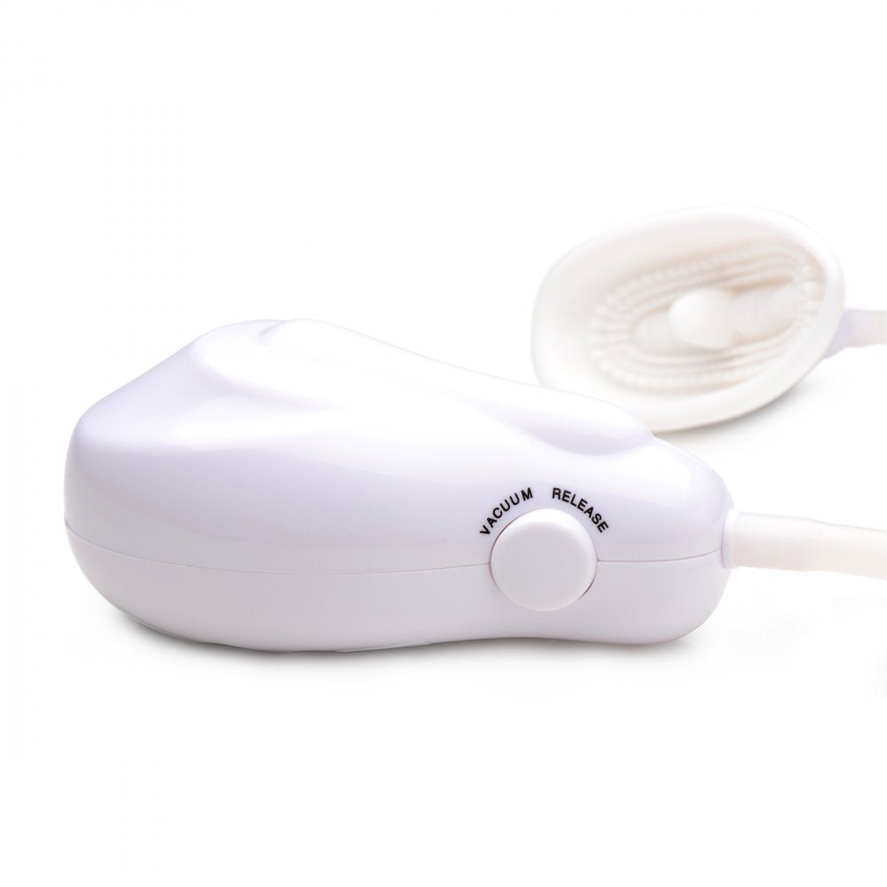 Pleasure Auto Sucker device with silicone cup and automatic pump for enhanced intimate pleasure.