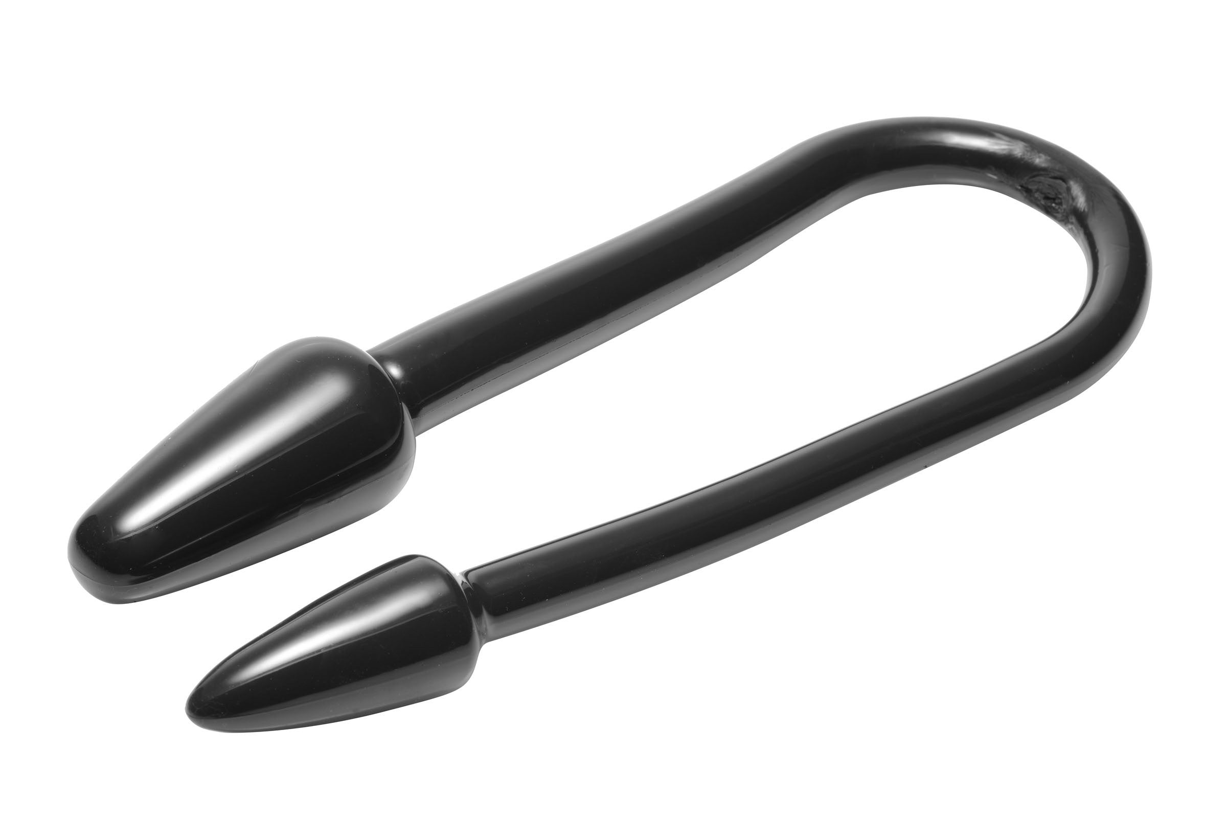 Ravens Tail 2X Dual Ended Anal Plug, featuring a long serpentine design with a large and small plug for versatile pleasure.