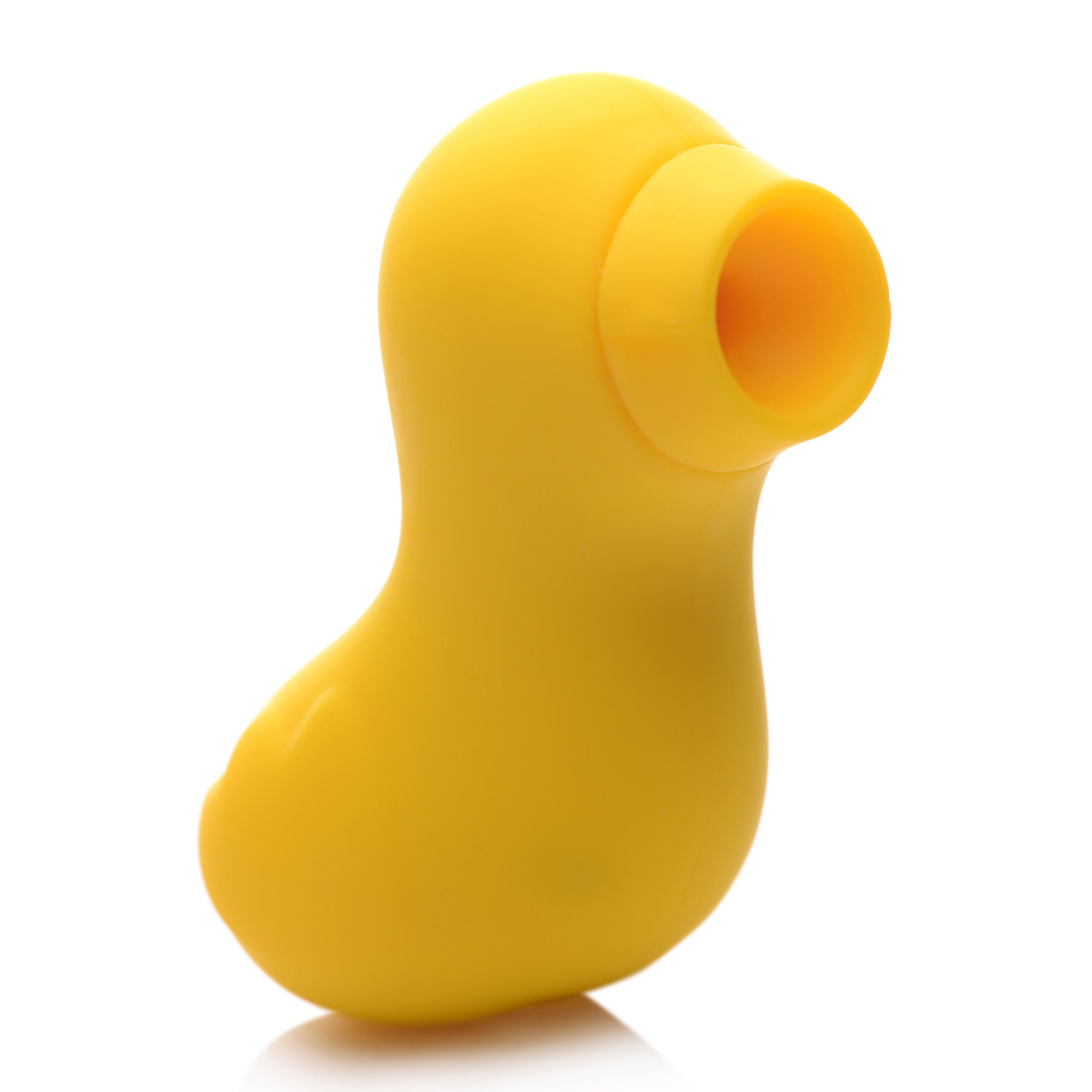 Sucky Ducky Silicone Clitoral Stimulator in yellow, featuring a cute duck design and clit sucking tip.