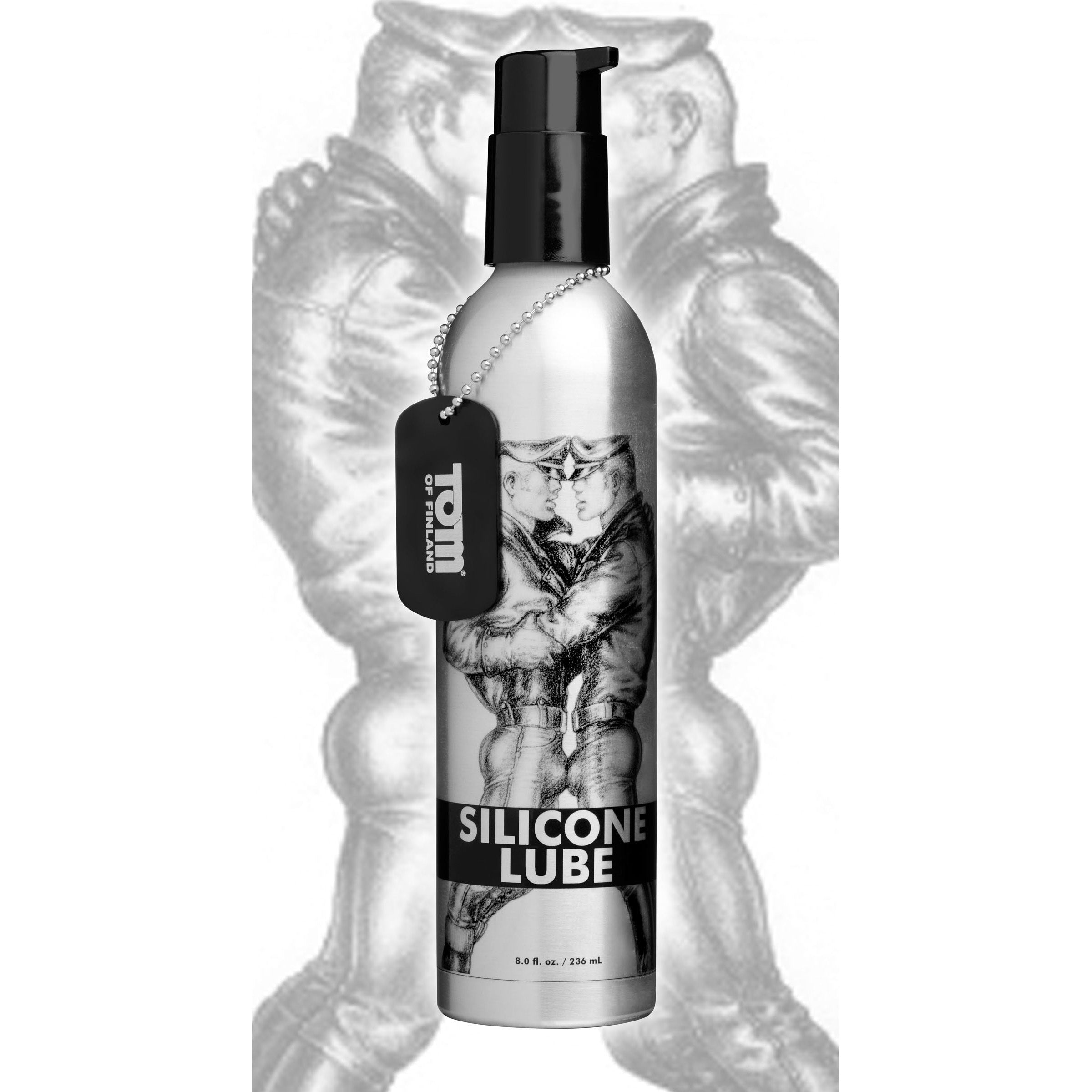 Tom of Finland Seaman Lube 8 oz bottle with a cum scent, designed for enhanced intimate experiences.