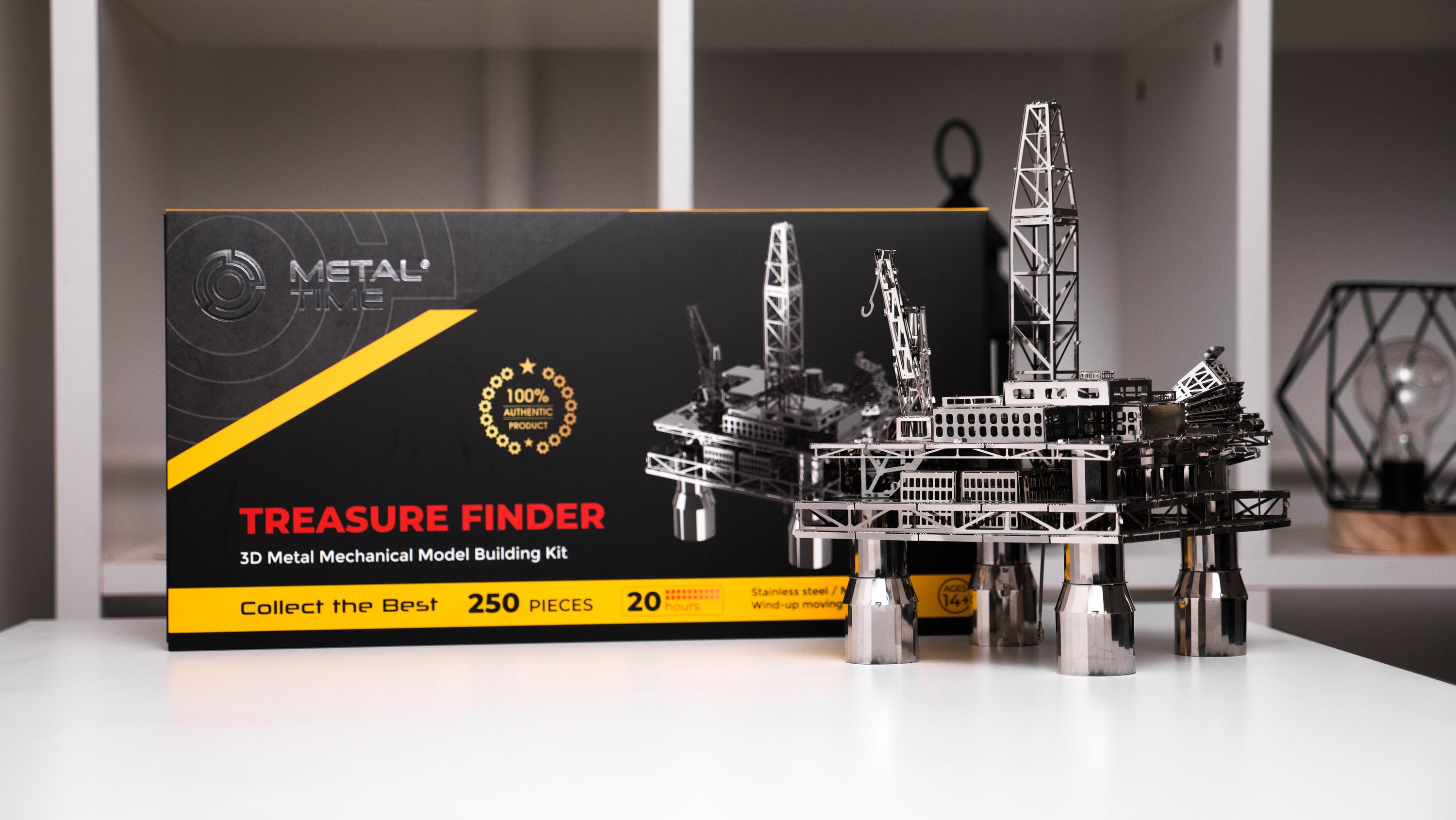 TREASURE FINDER OIL RIG showcasing its large structure and drilling facilities for offshore petroleum and natural gas extraction.