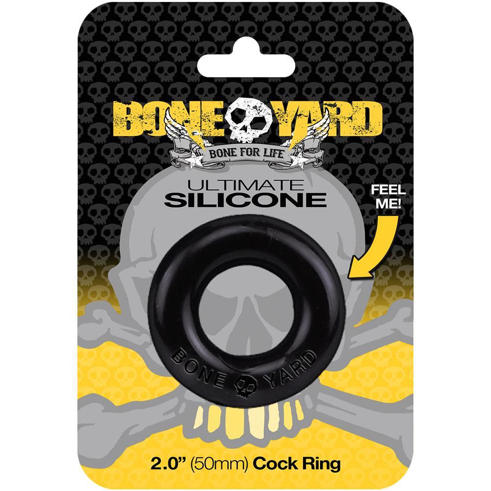 Ultimate Silicone Cock Ring in Black, featuring a soft touch finish and durable design, perfect for enhancing pleasure and comfort.