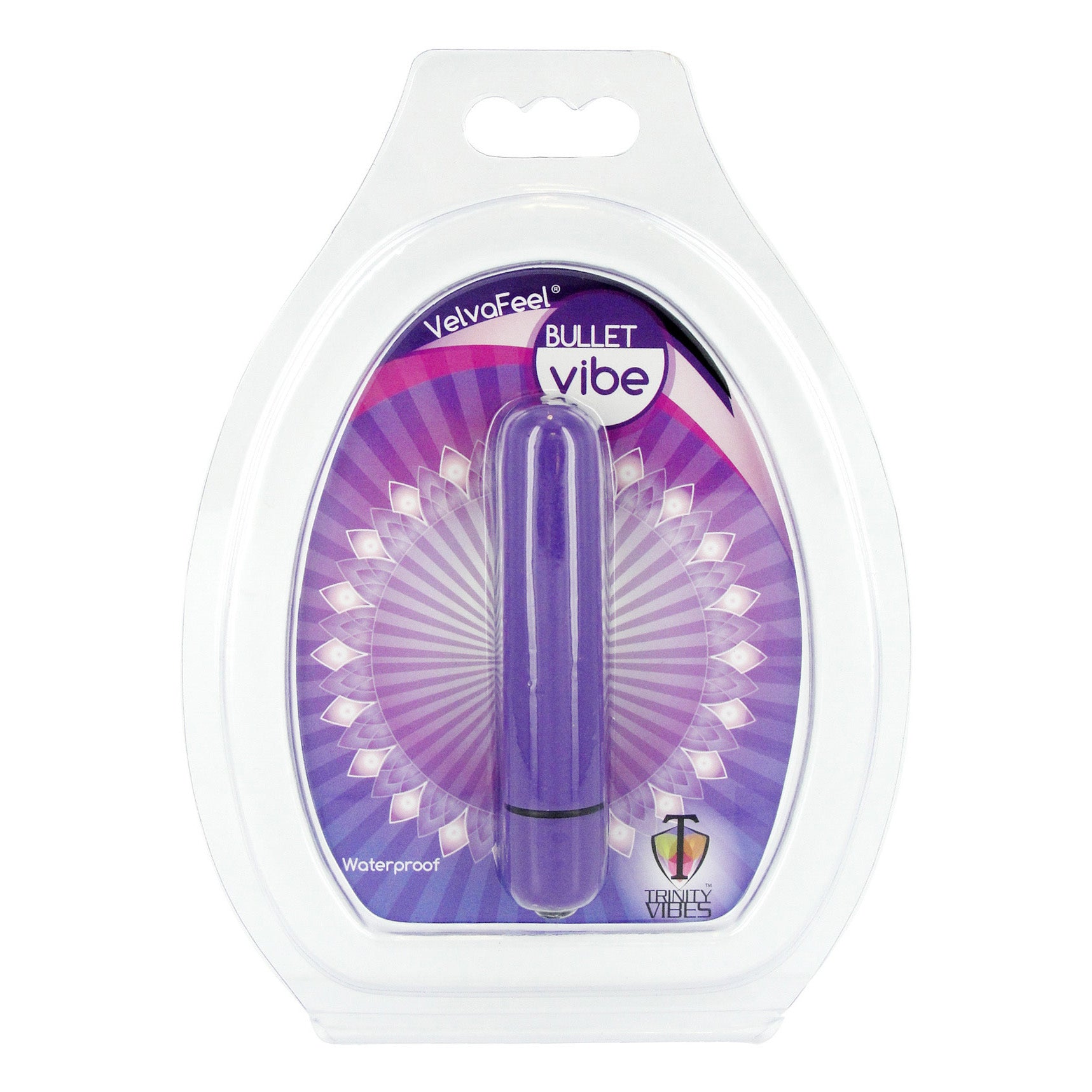 VelvaFeel 3.5 Inch Bullet Vibe in purple, showcasing its sleek design and velvety texture.