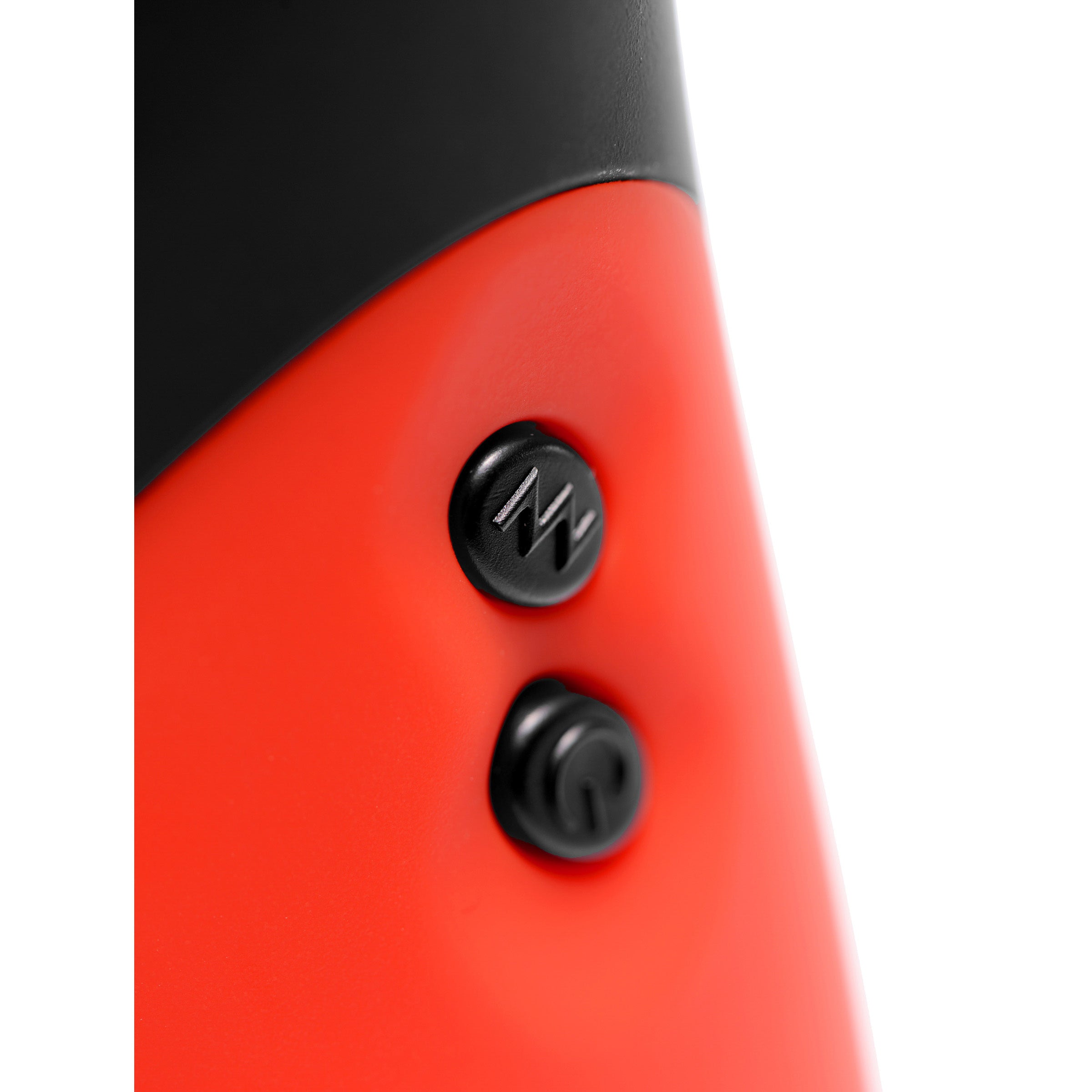 Vibra Head Bionic Auto Stroker in red, showcasing its ergonomic design and pleasure-inducing interior ridges.