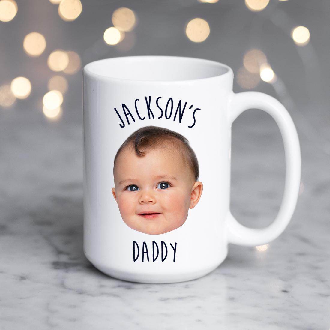 Customized Photo Mug featuring a vibrant design printed on both sides, ideal for coffee and tea lovers.