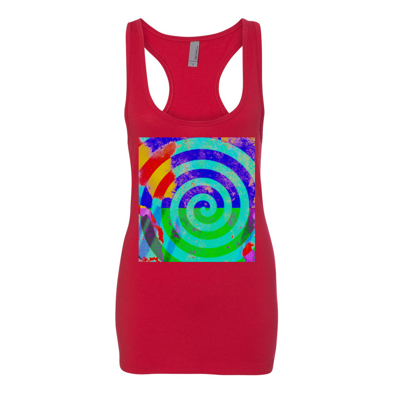 Fender Bender Women's Spandex Jersey Racerback Tank Top in various colors, showcasing its soft fabric and stylish design.