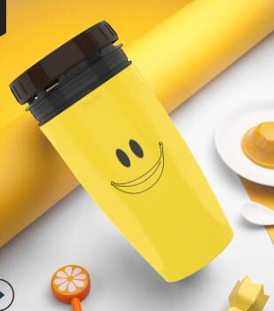 High Quality Portable Innovative Plastic Cup with lidless design, showcasing its ergonomic shape and eco-friendly material.