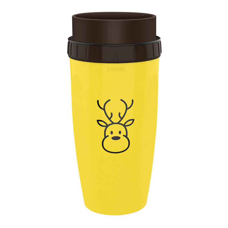 High Quality Portable Innovative Plastic Cup with lidless design, showcasing its ergonomic shape and eco-friendly material.