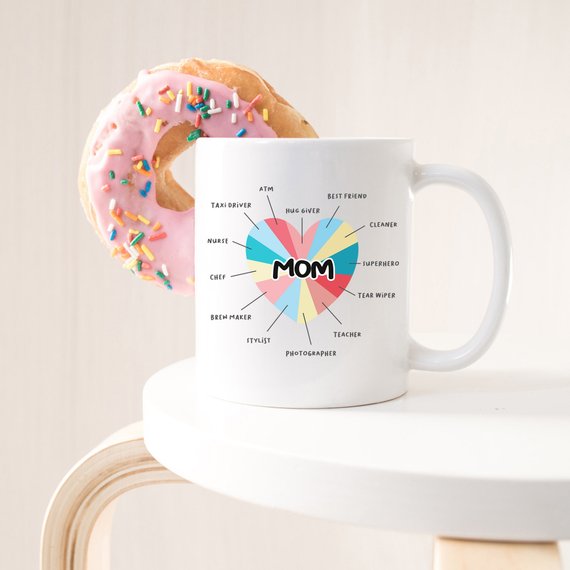 Funny coffee mug designed for Mother's Day gift, featuring a humorous quote and crafted from high-quality ceramic.