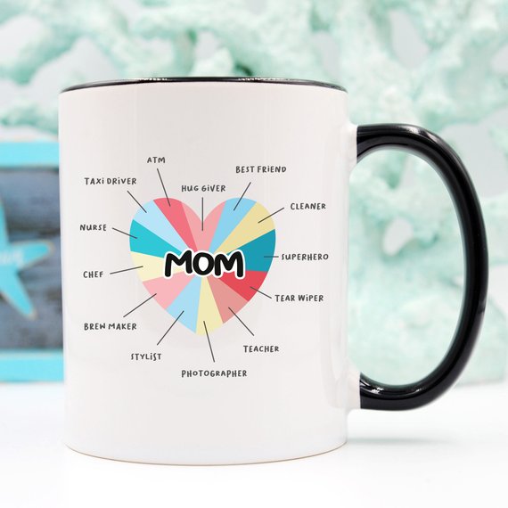 Funny coffee mug designed for Mother's Day gift, featuring a humorous quote and crafted from high-quality ceramic.