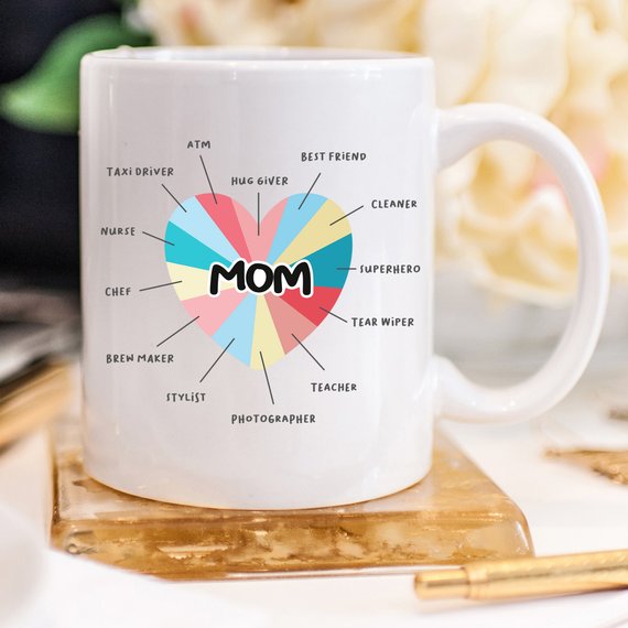 Funny coffee mug designed for Mother's Day gift, featuring a humorous quote and crafted from high-quality ceramic.