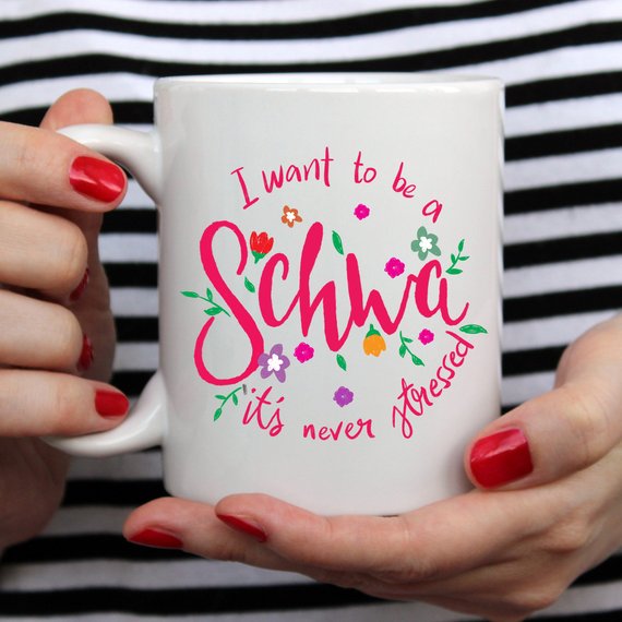 A stylish white ceramic mug featuring a vibrant design celebrating Speech Language Pathologists, available in 11 and 15 oz sizes.