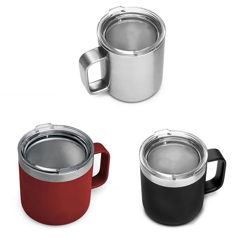 Stainless Steel Double-Layer Car Insulation Cup in red, showcasing its sleek design and double-layer insulation feature.