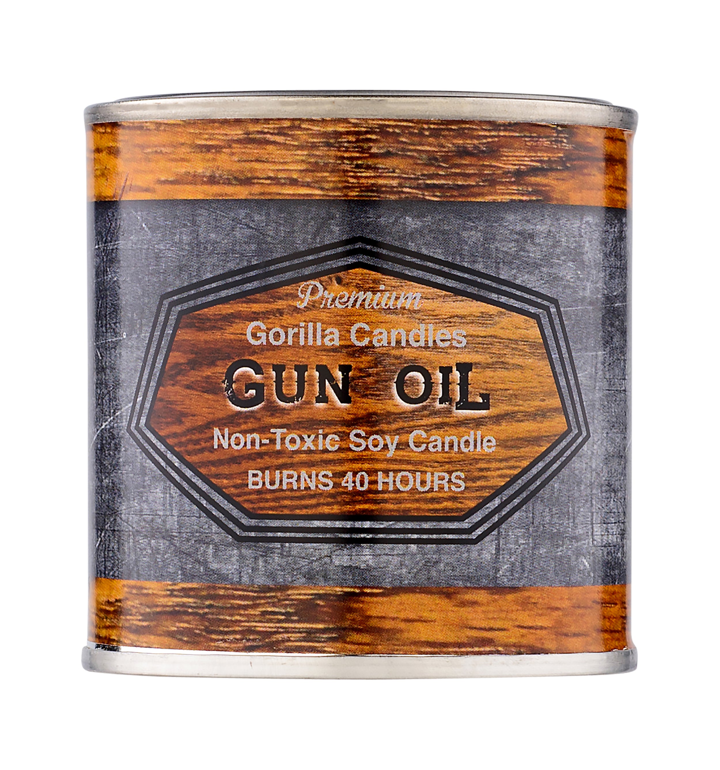 A bottle of gun oil with a sleek design, showcasing its familiar branding and label, ideal for firearm maintenance.