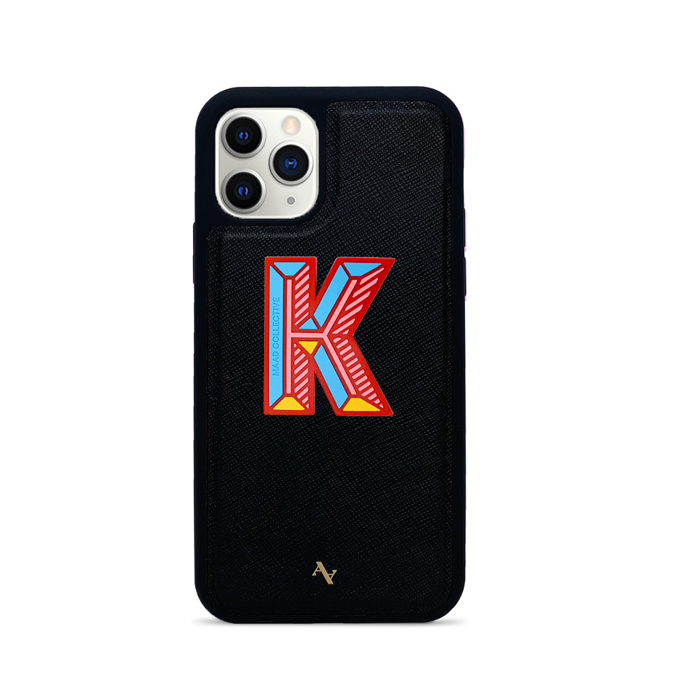 MAAD Stickers - Alphabet featuring colorful letters designed for personalizing leather cases and belongings.