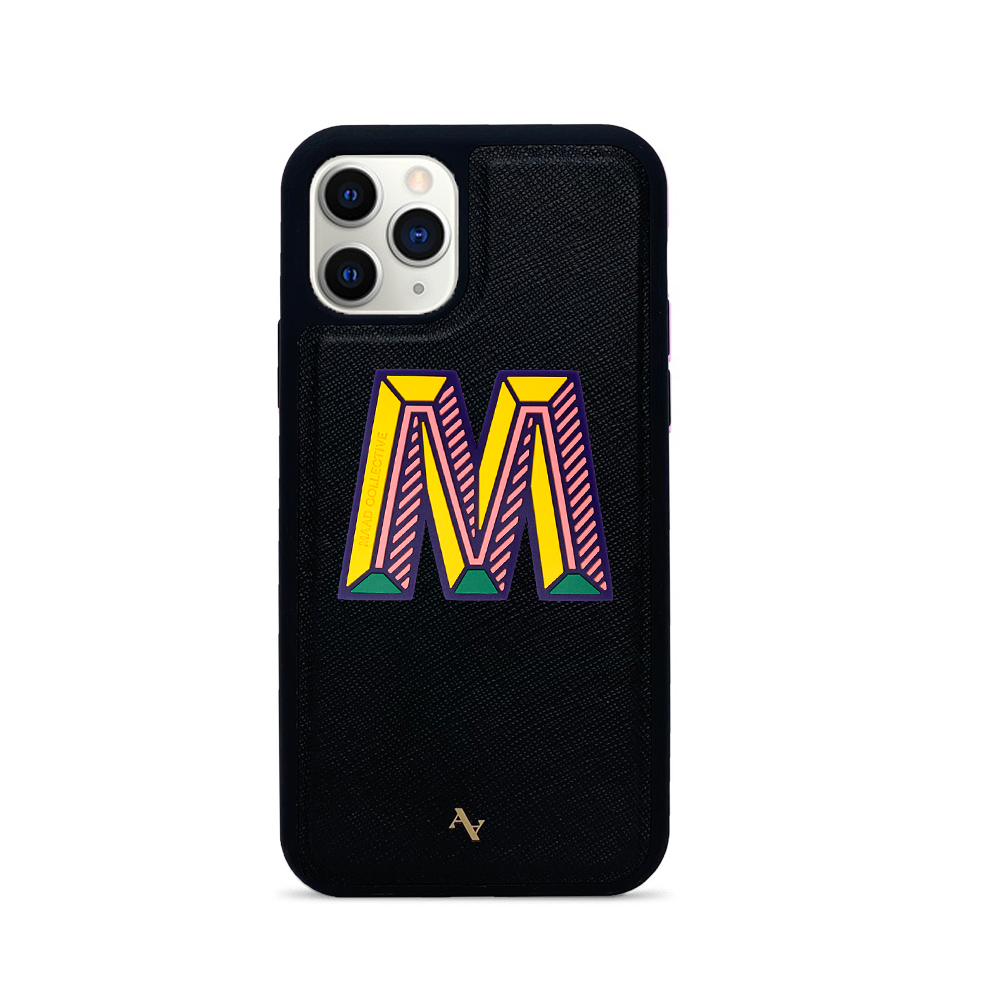 MAAD Stickers - Alphabet featuring colorful letters designed for personalizing leather cases and belongings.