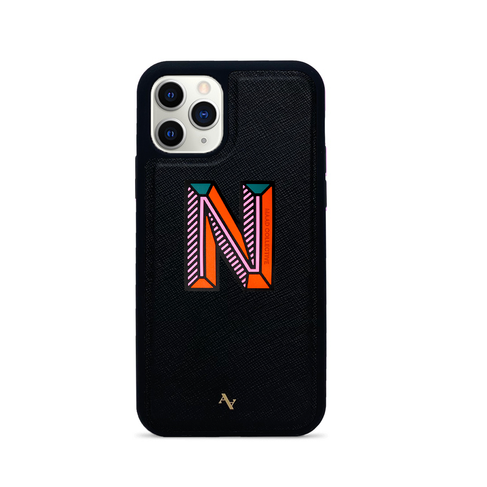 MAAD Stickers - Alphabet featuring colorful letters designed for personalizing leather cases and belongings.